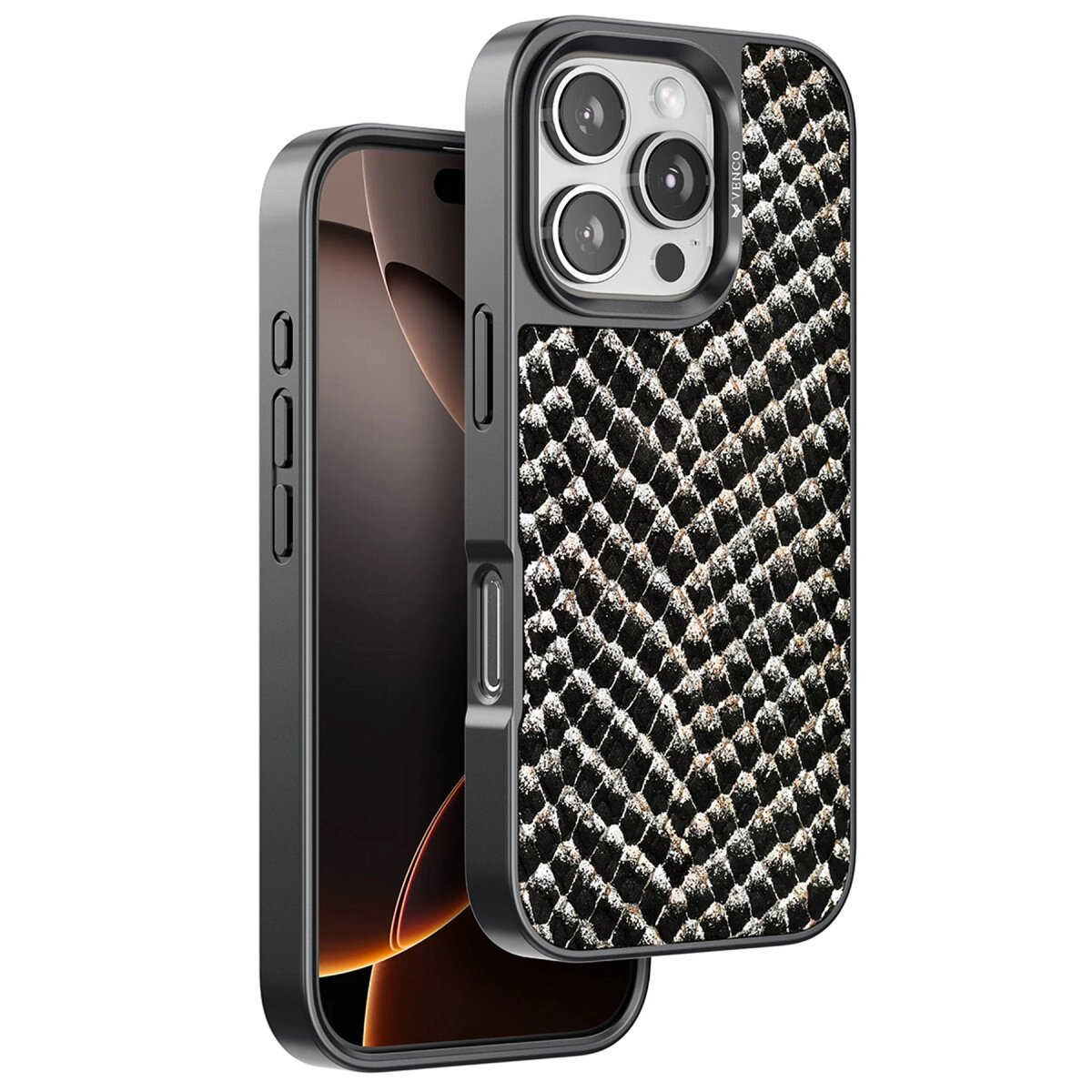 Venco Apple İphone 16 Pro Viper Kapak - Siyah Venco Apple İphone 16 Pro Viper Kapak - Siyah