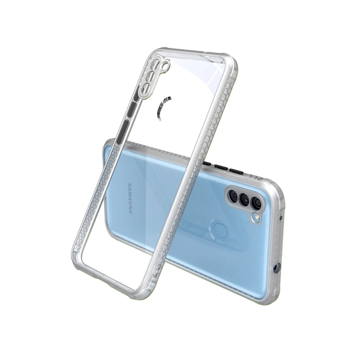Samsung Galaxy A11 Kılıf Miami Şeffaf Silikon - Şeffaf Samsung Galaxy A11 Kılıf Miami Şeffaf Silikon - Şeffaf