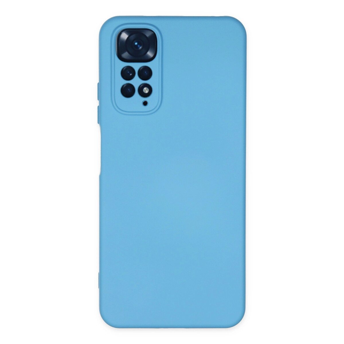 Xiaomi Redmi Note 11 Kılıf Nano İçi Kadife Silikon - Mavi Xiaomi Redmi Note 11 Kılıf Nano İçi Kadife Silikon - Mavi
