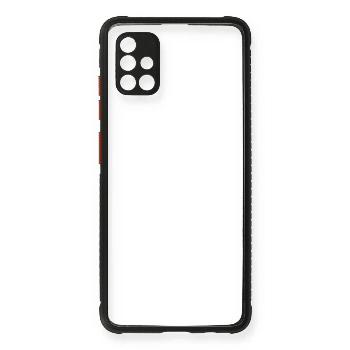 Samsung Galaxy A71 Kılıf Miami Şeffaf Silikon - Siyah Samsung Galaxy A71 Kılıf Miami Şeffaf Silikon - Siyah