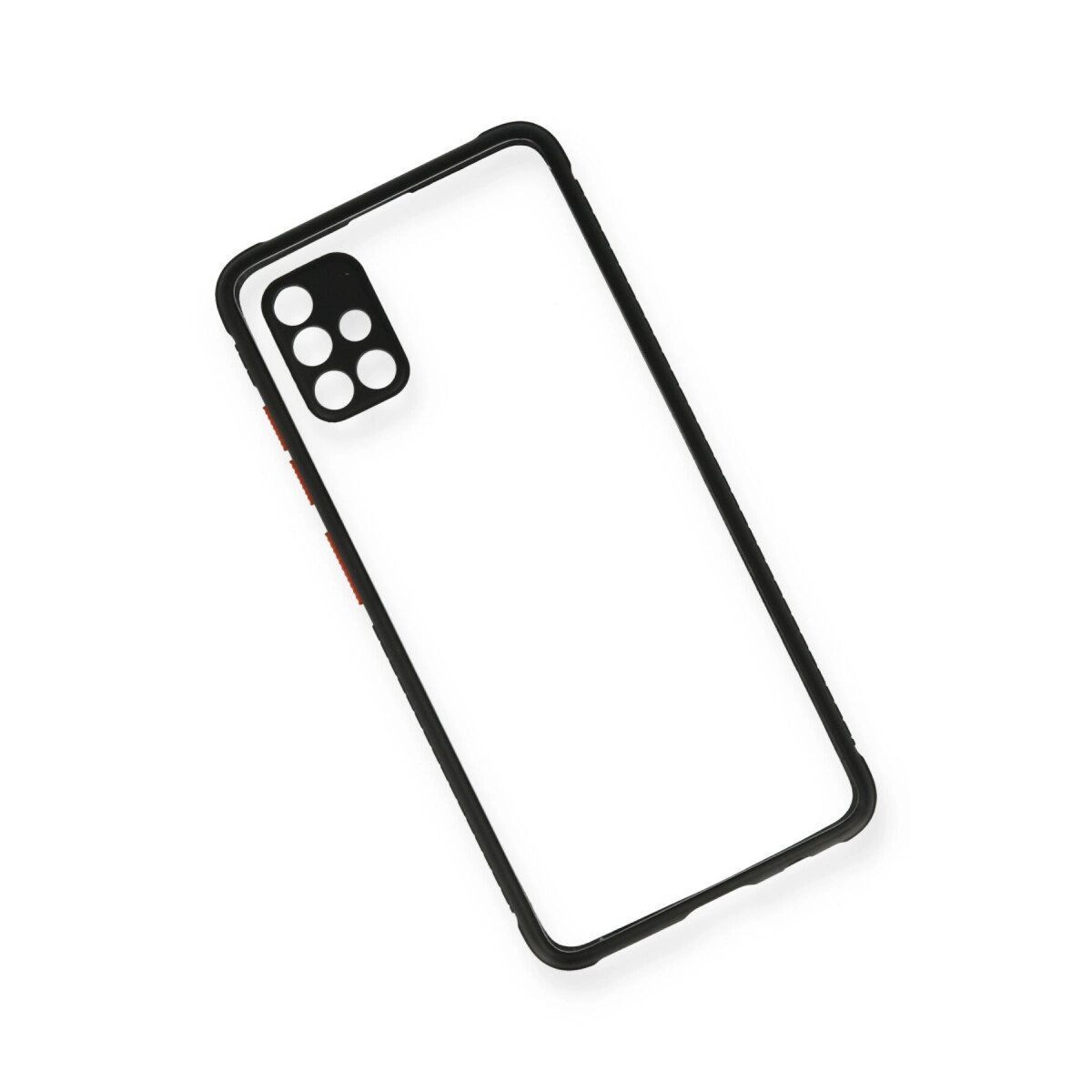 Samsung Galaxy A71 Kılıf Miami Şeffaf Silikon - Siyah Samsung Galaxy A71 Kılıf Miami Şeffaf Silikon - Siyah