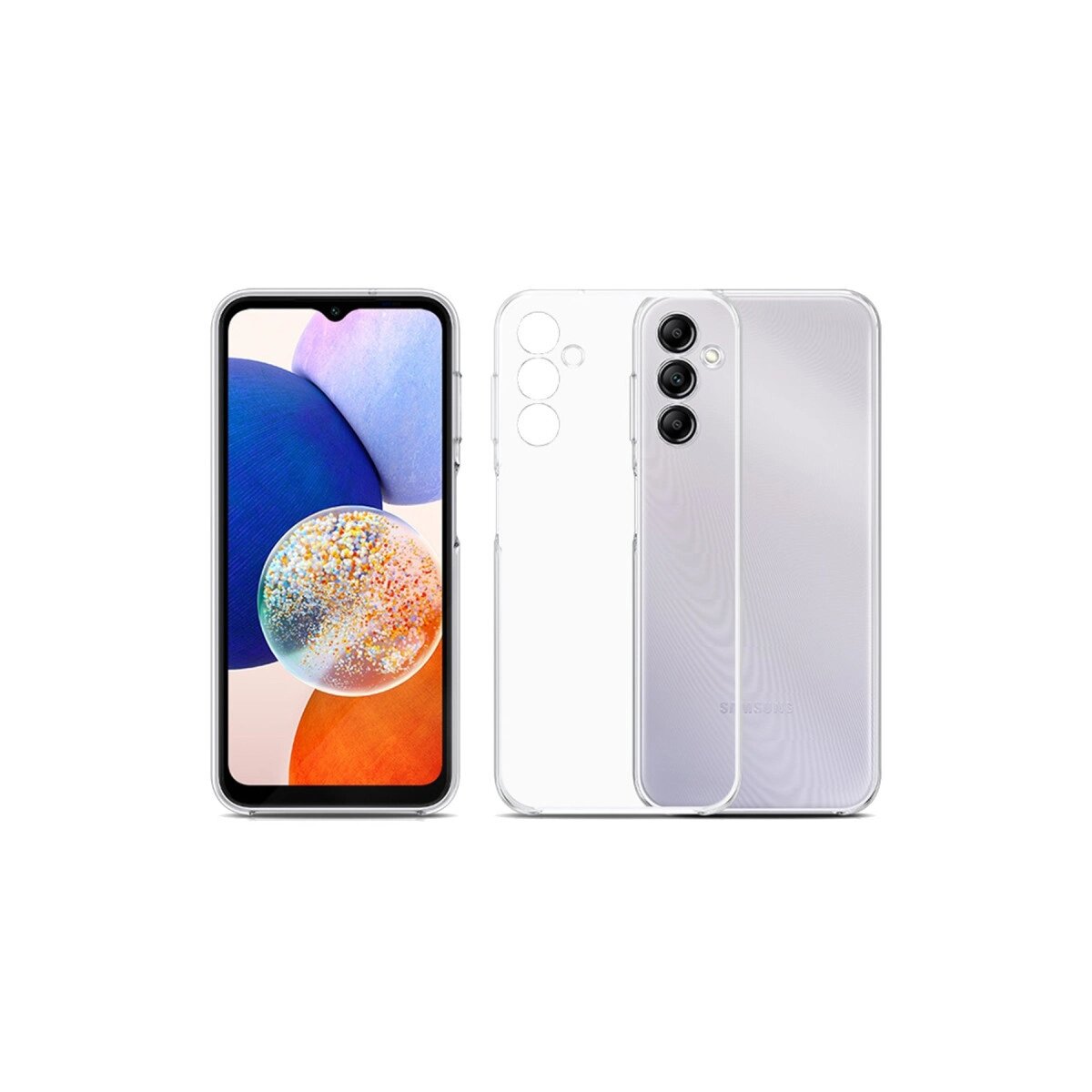 Samsung Galaxy A14 4g Kılıf Lüx Şeffaf Silikon Samsung Galaxy A14 4g Kılıf Lüx Şeffaf Silikon
