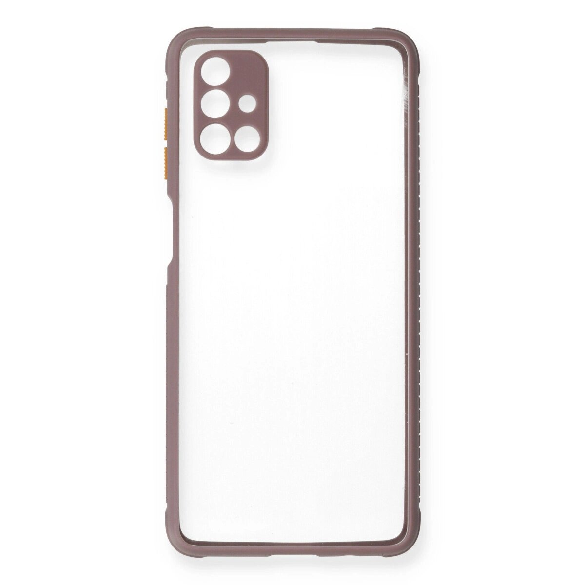 Samsung Galaxy M51 Kılıf Miami Şeffaf Silikon - Açık Mor Samsung Galaxy M51 Kılıf Miami Şeffaf Silikon - Açık Mor