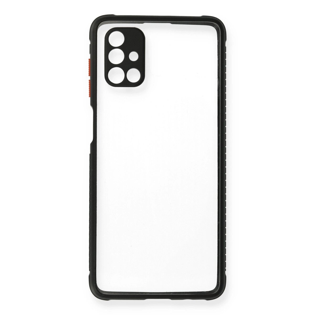 Samsung Galaxy M51 Kılıf Miami Şeffaf Silikon - Siyah Samsung Galaxy M51 Kılıf Miami Şeffaf Silikon - Siyah