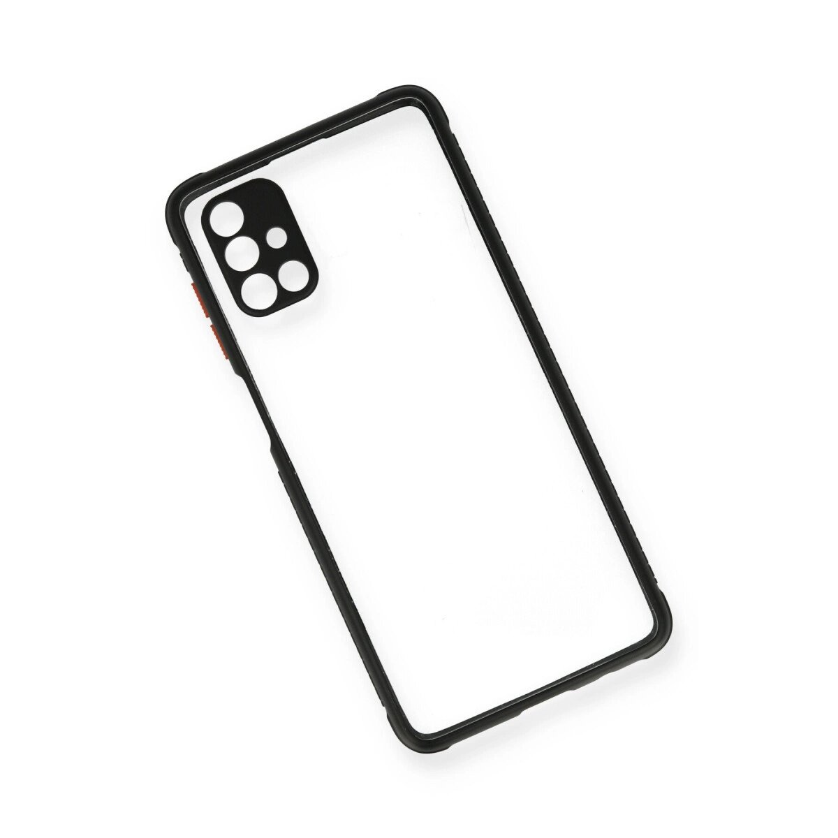 Samsung Galaxy M51 Kılıf Miami Şeffaf Silikon - Siyah Samsung Galaxy M51 Kılıf Miami Şeffaf Silikon - Siyah