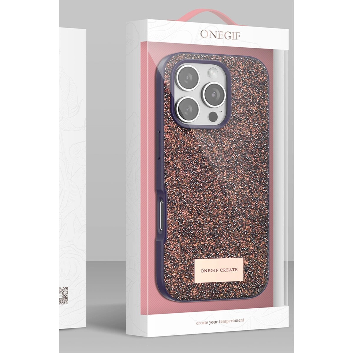 Onegif Apple İphone 16 Bright Simli Kapak - Gümüş Onegif Apple İphone 16 Bright Simli Kapak - Gümüş
