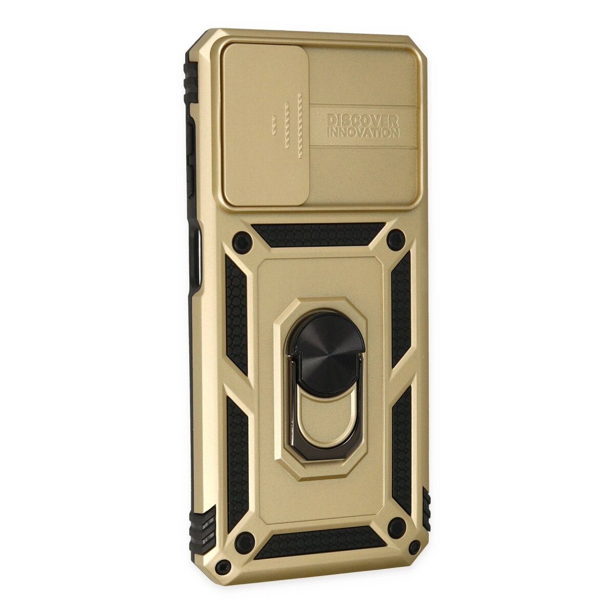 Samsung Galaxy A13 4g Kılıf Pars Lens Yüzüklü Silikon - Gold Samsung Galaxy A13 4g Kılıf Pars Lens Yüzüklü Silikon - Gold
