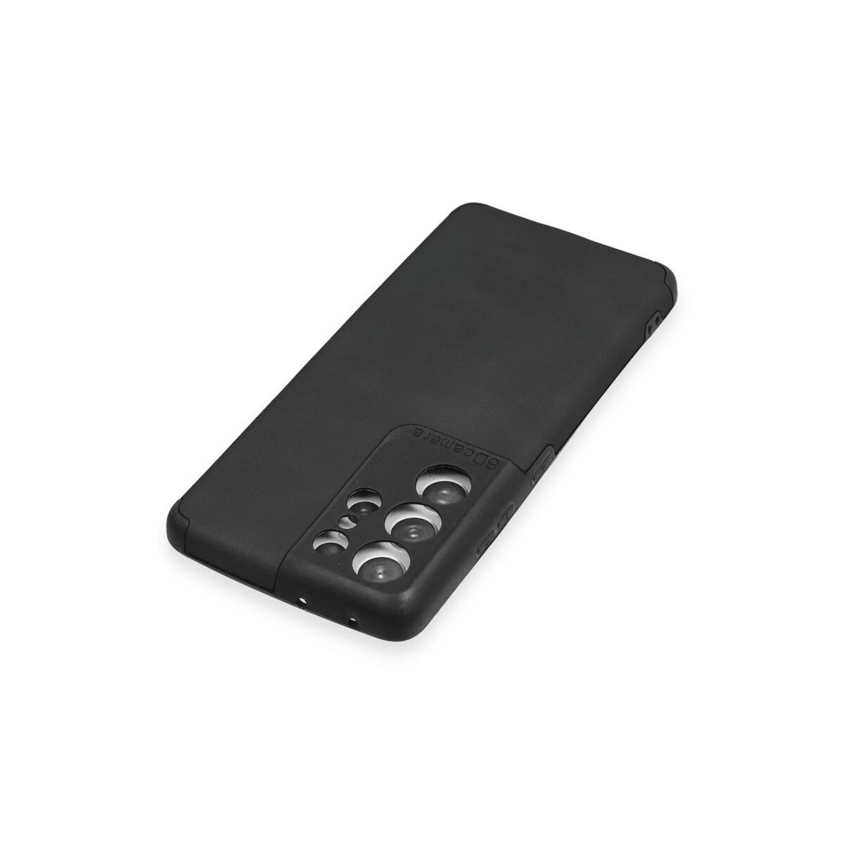 Samsung Galaxy S21 Ultra Kılıf Loop Deri Silikon - Siyah