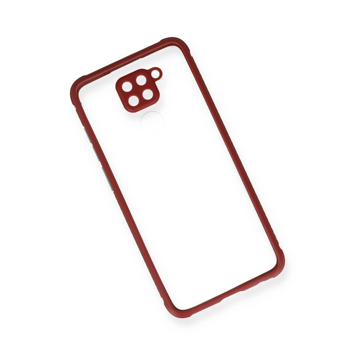 Xiaomi Redmi Note 9 Kılıf Miami Şeffaf Silikon - Fuşya Xiaomi Redmi Note 9 Kılıf Miami Şeffaf Silikon - Fuşya