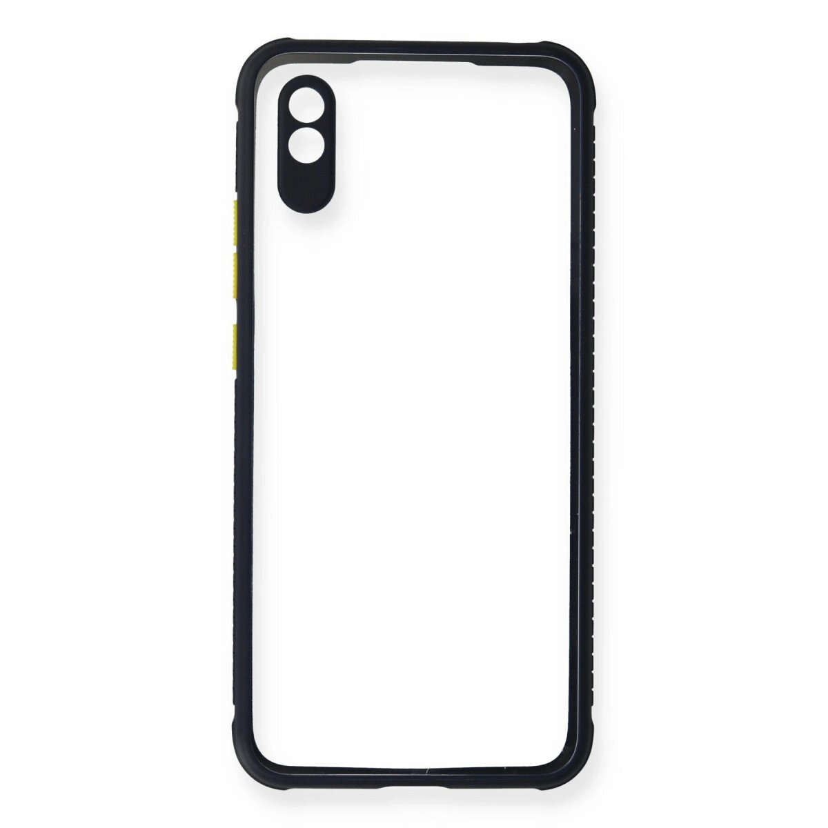 Xiaomi Redmi 9a Kılıf Miami Şeffaf Silikon - Lacivert