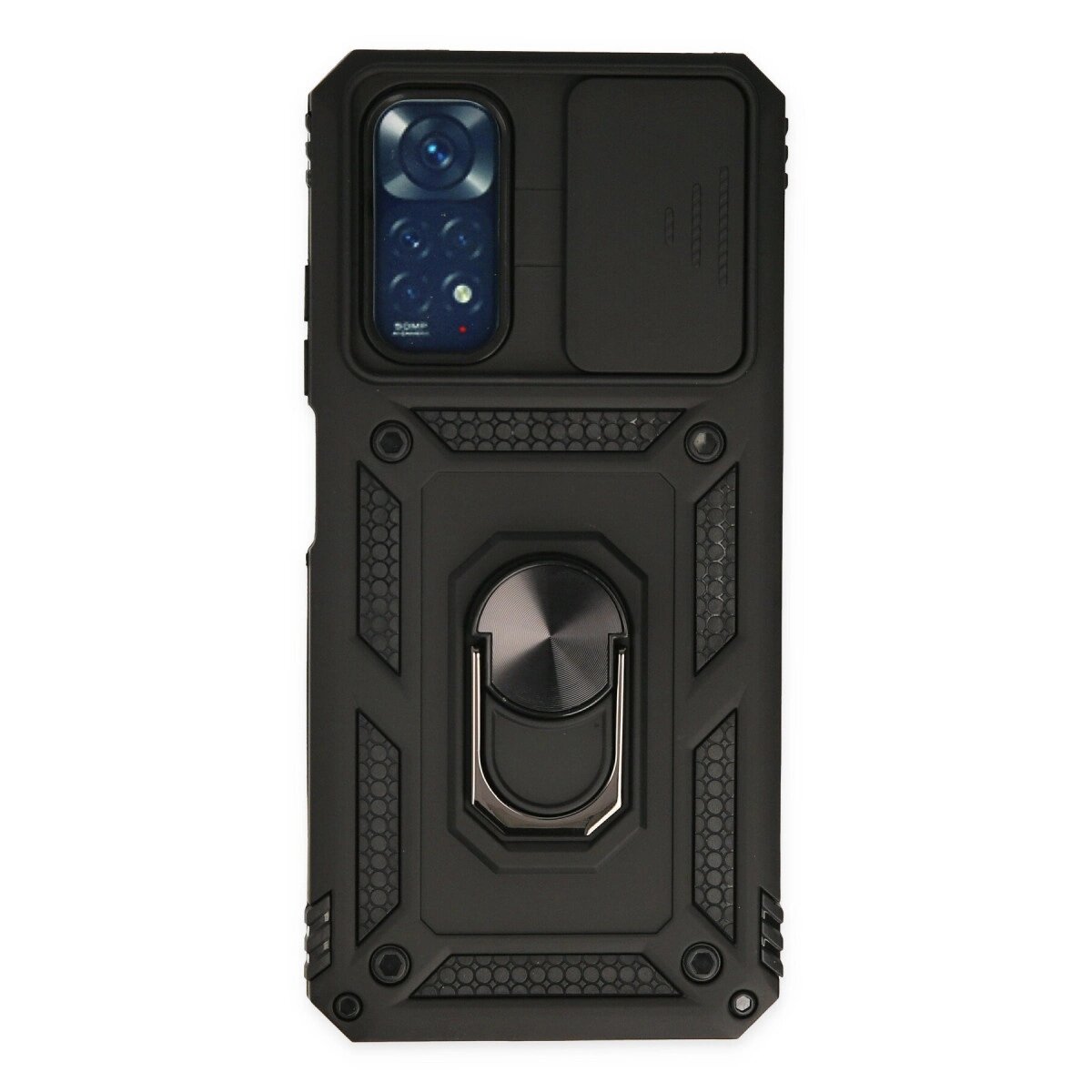 Xiaomi Redmi Note 11 Kılıf Pars Lens Yüzüklü Silikon - Siyah Xiaomi Redmi Note 11 Kılıf Pars Lens Yüzüklü Silikon - Siyah