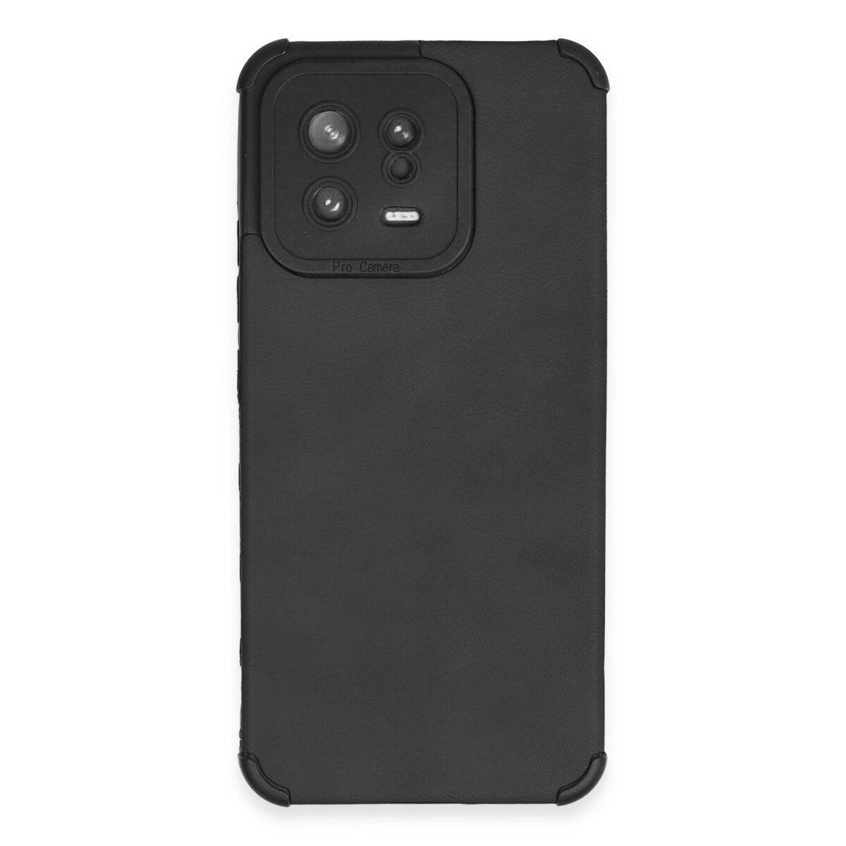 Xiaomi Mi 13 Kılıf Loop Deri Silikon - Siyah Xiaomi Mi 13 Kılıf Loop Deri Silikon - Siyah