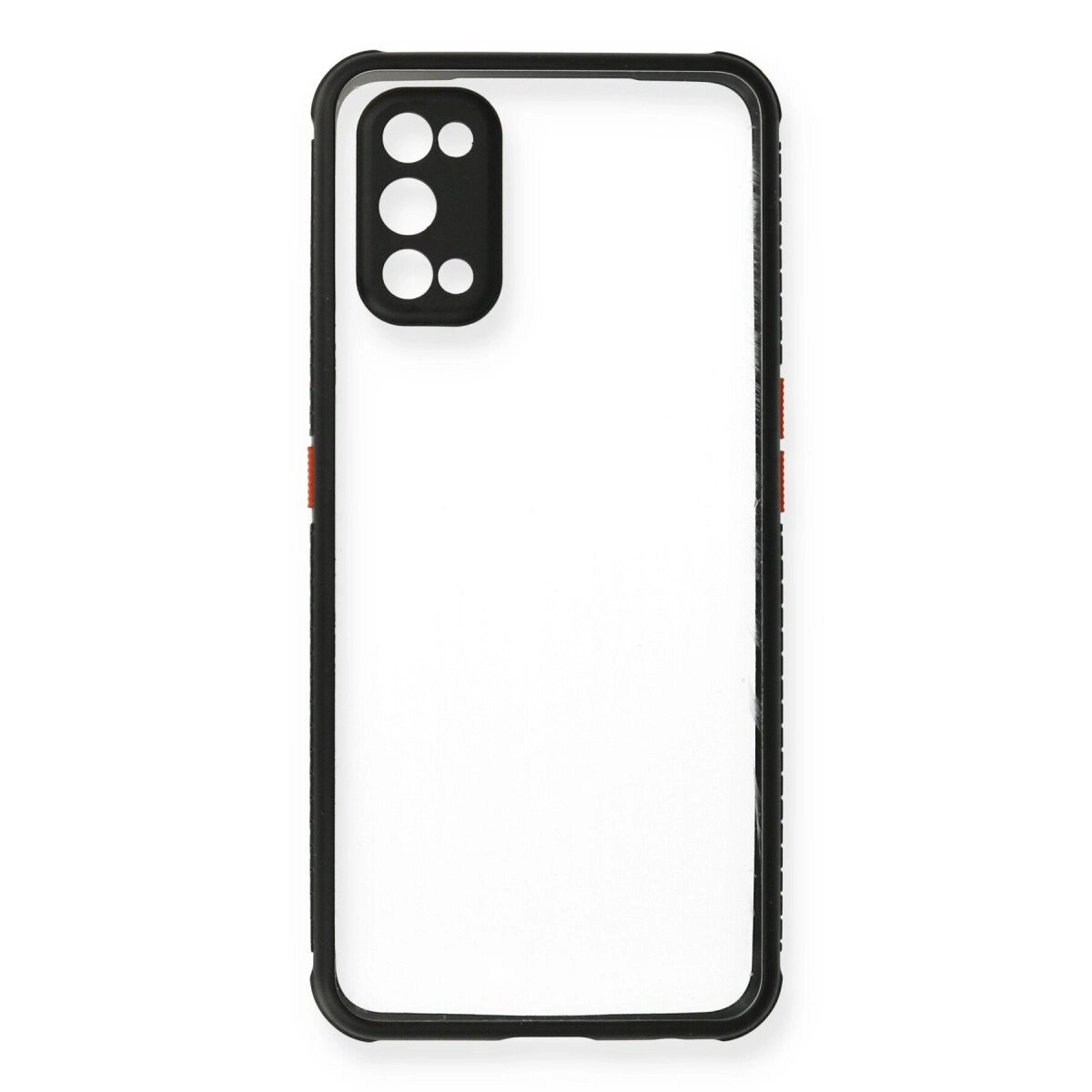 Realme 7 Pro Kılıf Miami Şeffaf Silikon - Siyah Realme 7 Pro Kılıf Miami Şeffaf Silikon - Siyah