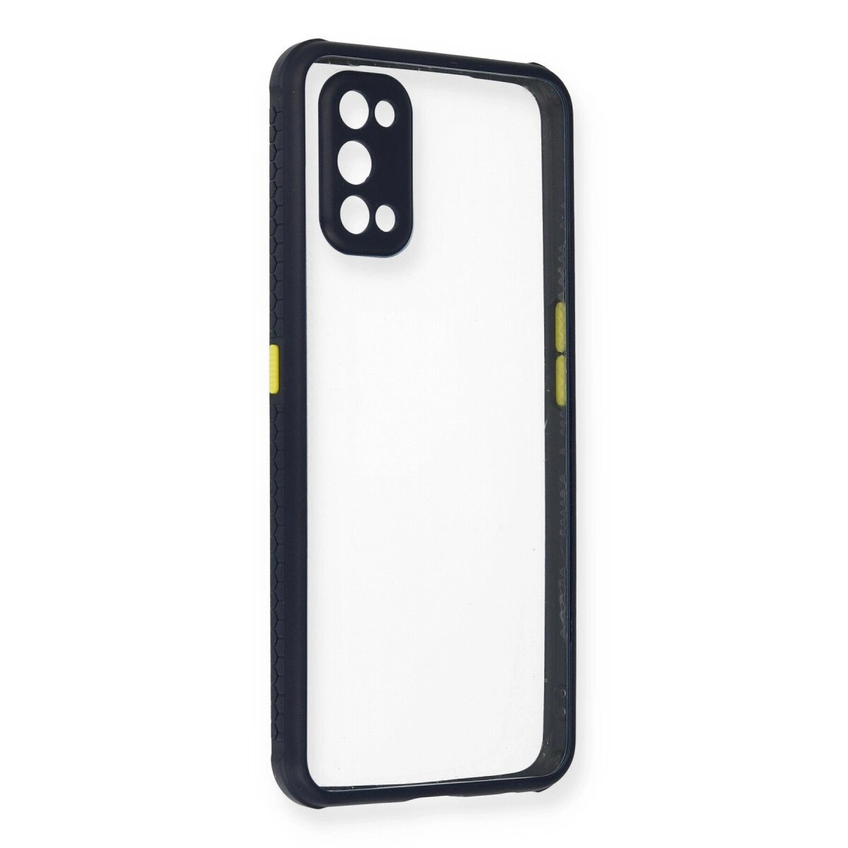 Realme 7 Pro Kılıf Miami Şeffaf Silikon - Lacivert Realme 7 Pro Kılıf Miami Şeffaf Silikon - Lacivert