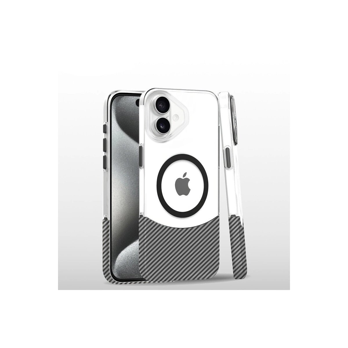Joko Apple İphone 16 Plus Carbon Puzzle Magsafe Kapak - Beyaz Joko Apple İphone 16 Plus Carbon Puzzle Magsafe Kapak - Beyaz