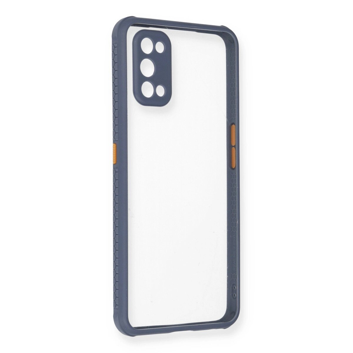 Realme 7 Pro Kılıf Miami Şeffaf Silikon - Gri Realme 7 Pro Kılıf Miami Şeffaf Silikon - Gri