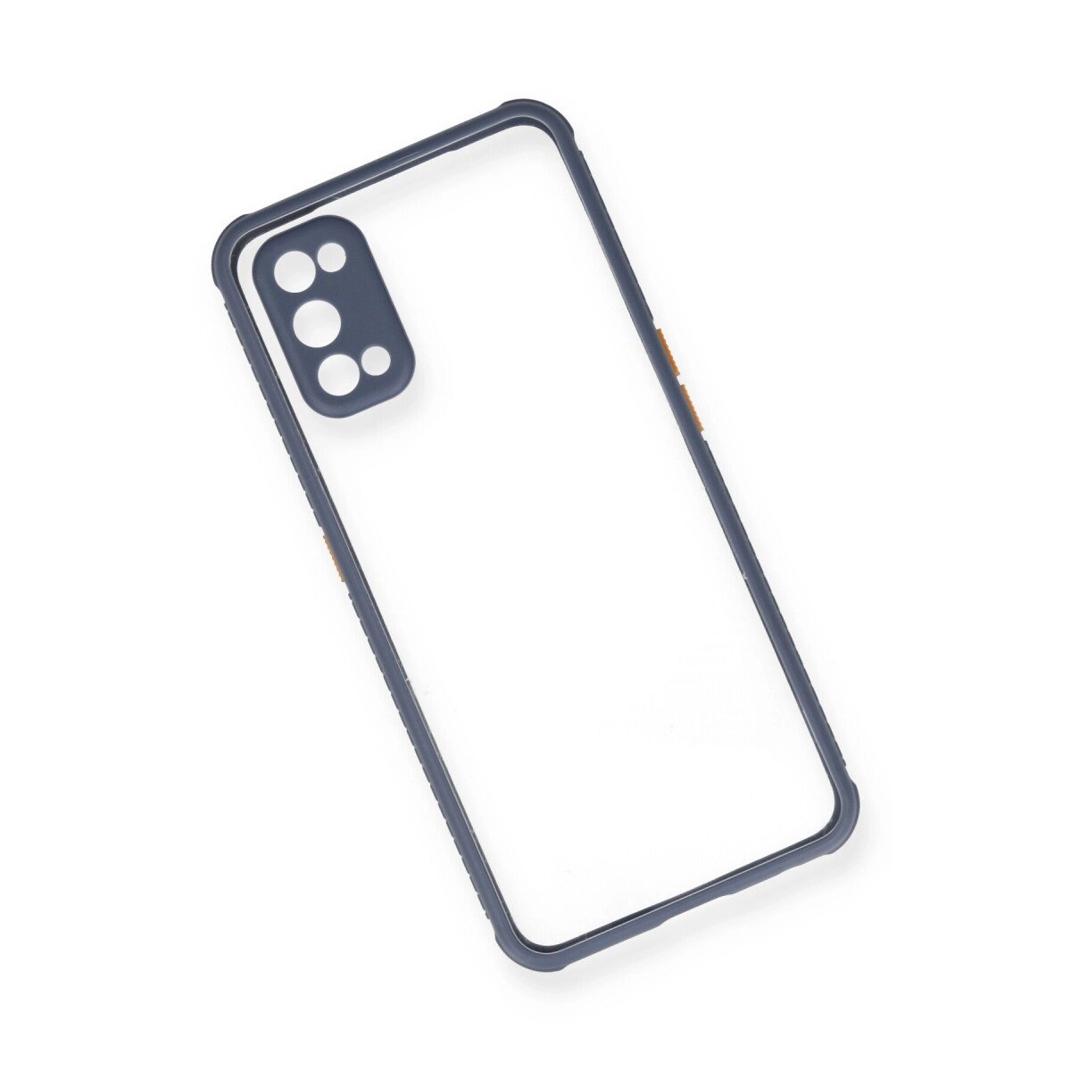 Realme 7 Pro Kılıf Miami Şeffaf Silikon - Gri Realme 7 Pro Kılıf Miami Şeffaf Silikon - Gri