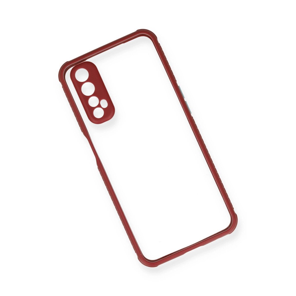 Realme 7 Kılıf Miami Şeffaf Silikon - Fuşya Realme 7 Kılıf Miami Şeffaf Silikon - Fuşya