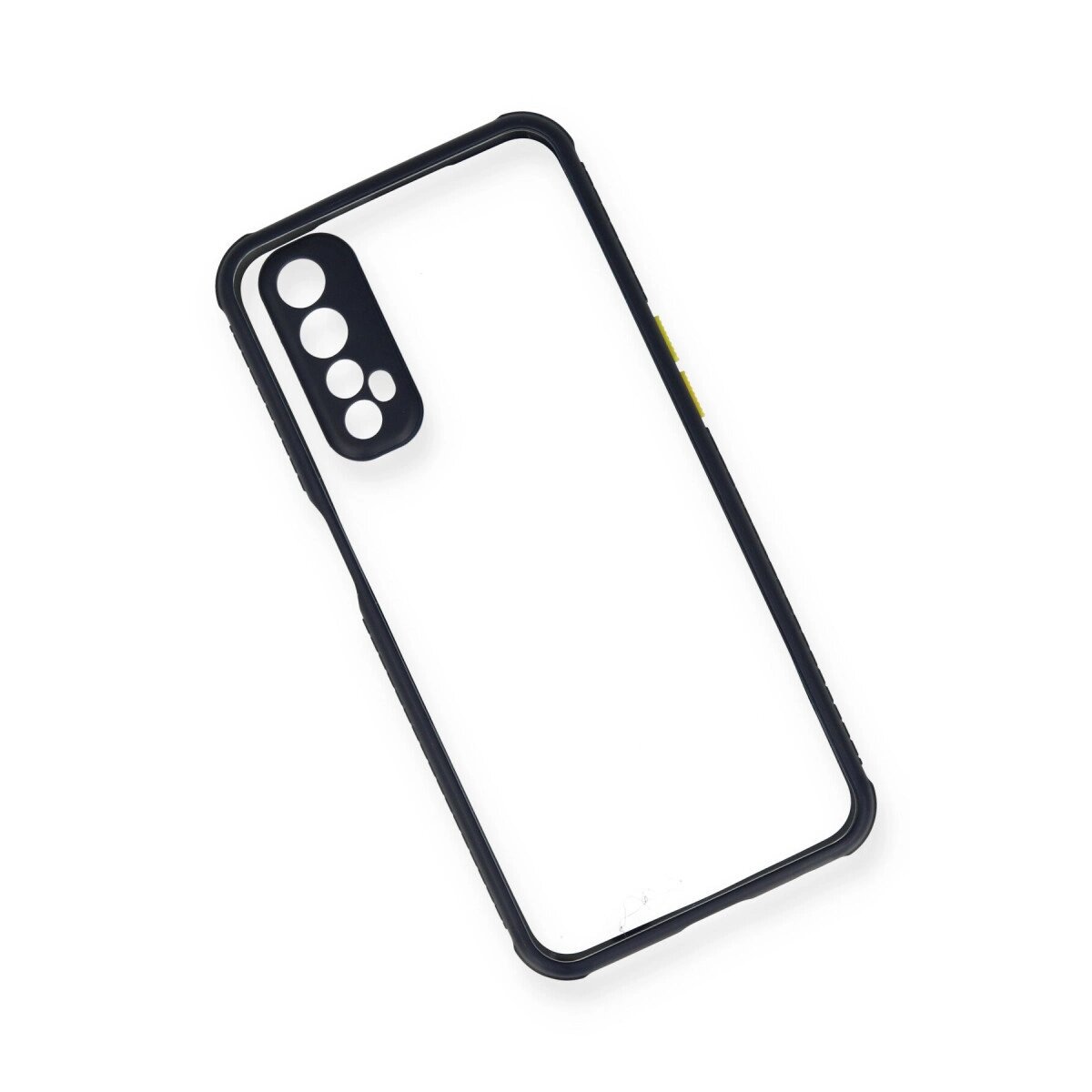 Realme 7 Kılıf Miami Şeffaf Silikon - Lacivert Realme 7 Kılıf Miami Şeffaf Silikon - Lacivert