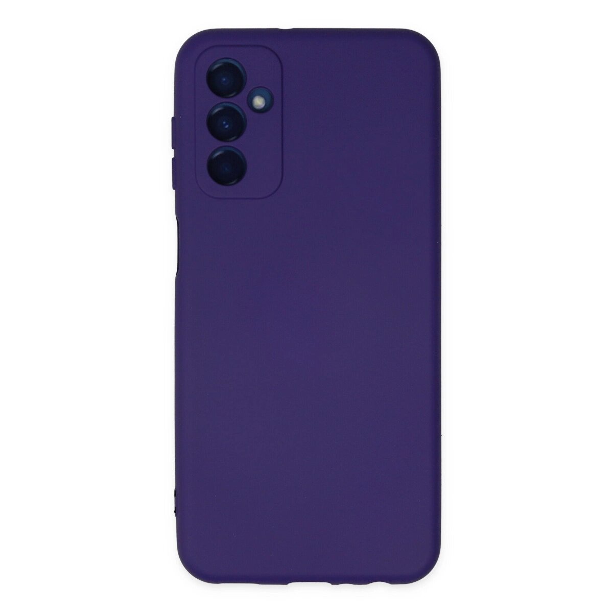 Samsung Galaxy M23 Kılıf Nano İçi Kadife Silikon - Mor Samsung Galaxy M23 Kılıf Nano İçi Kadife Silikon - Mor