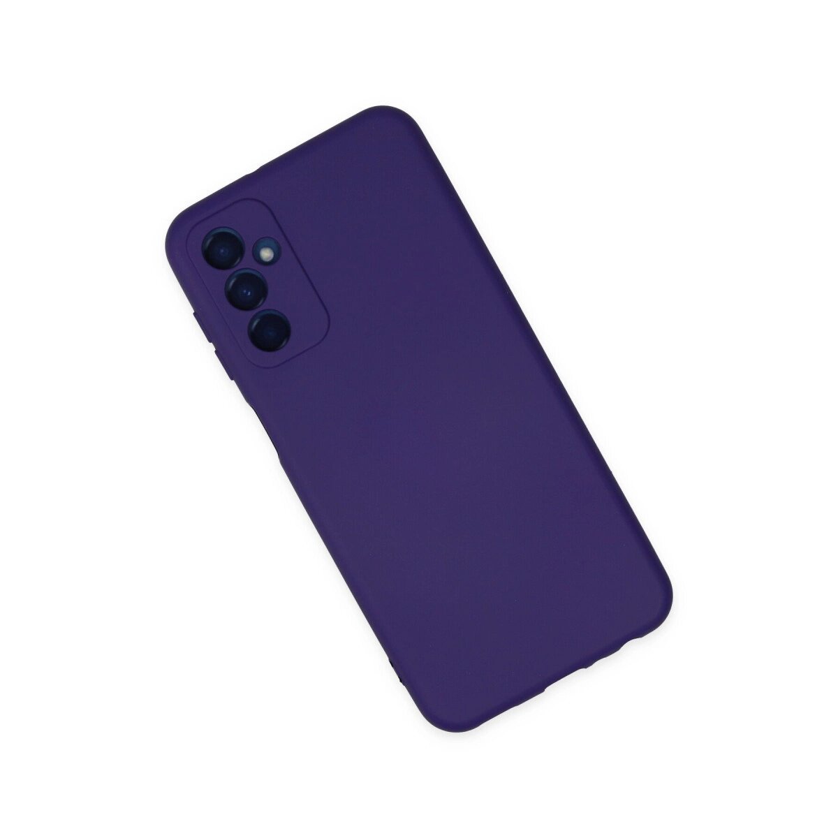 Samsung Galaxy M23 Kılıf Nano İçi Kadife Silikon - Mor Samsung Galaxy M23 Kılıf Nano İçi Kadife Silikon - Mor