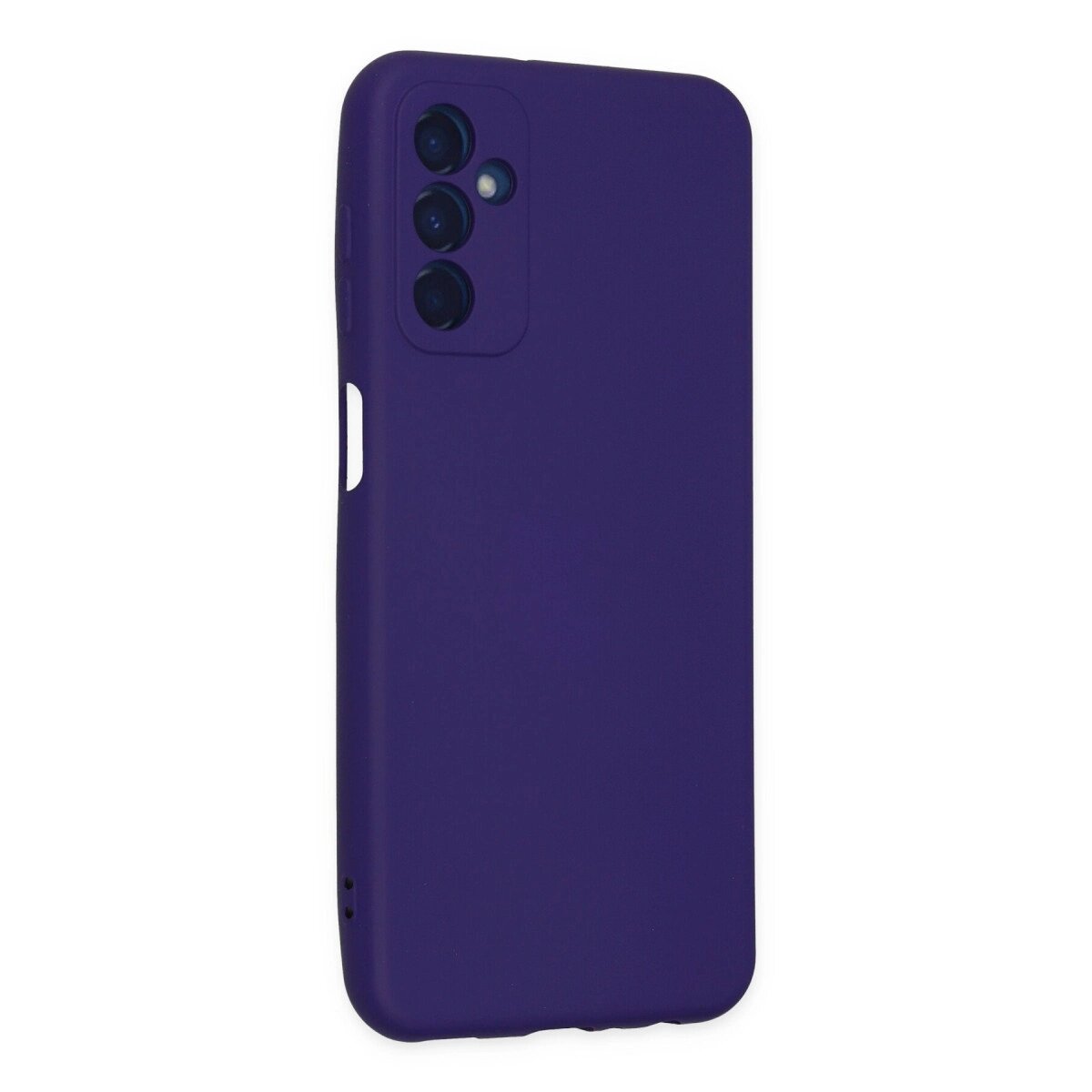 Samsung Galaxy M23 Kılıf Nano İçi Kadife Silikon - Mor Samsung Galaxy M23 Kılıf Nano İçi Kadife Silikon - Mor