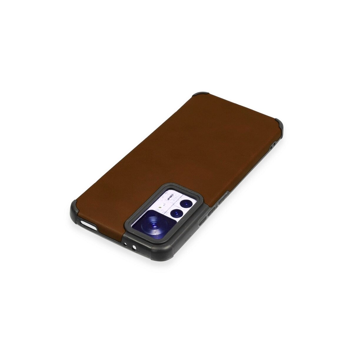 Xiaomi Mi 12t Kılıf Loop Deri Silikon - Kahverengi Xiaomi Mi 12t Kılıf Loop Deri Silikon - Kahverengi