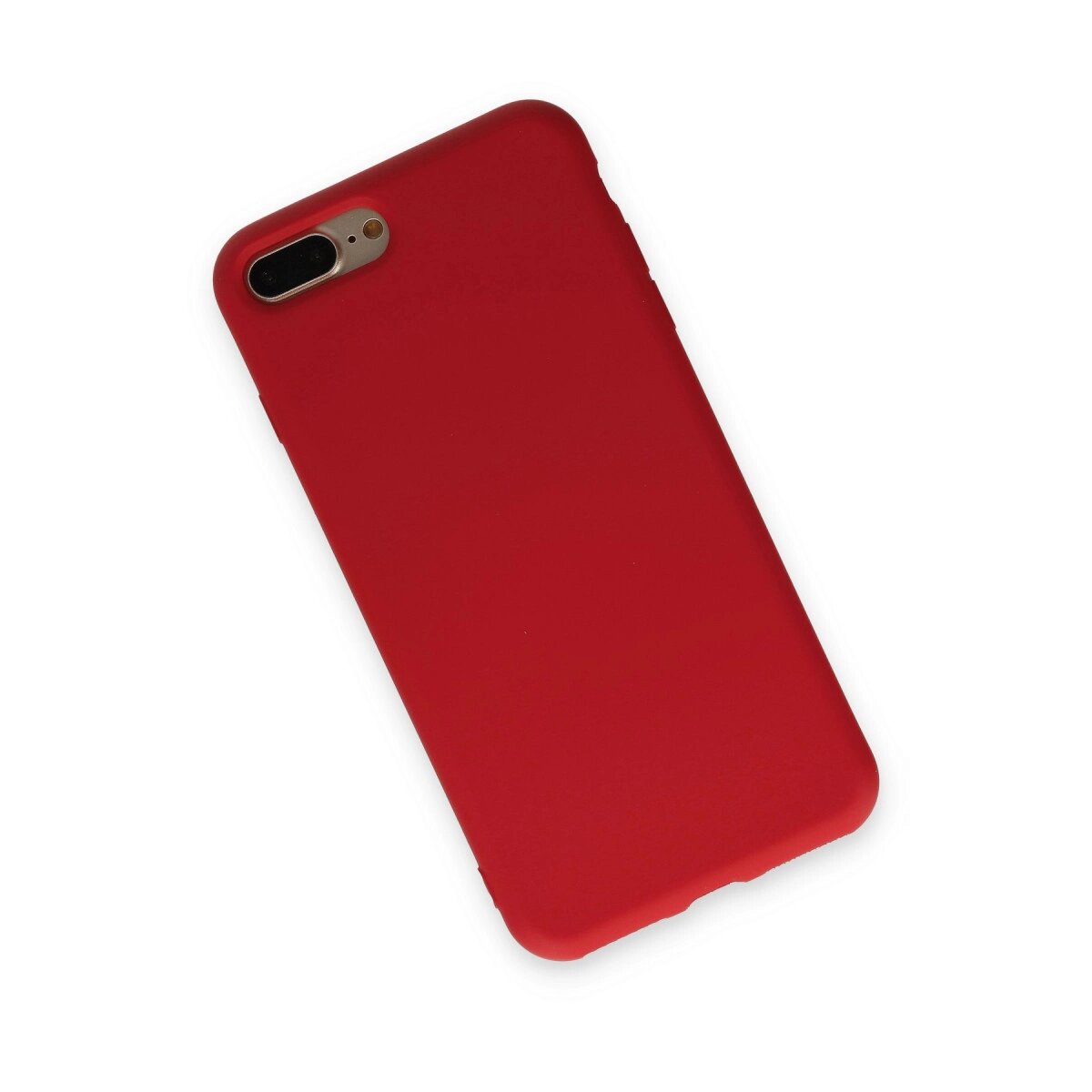 Apple İphone 7 Plus Kılıf Nano İçi Kadife Silikon - Kırmızı Apple İphone 7 Plus Kılıf Nano İçi Kadife Silikon - Kırmızı