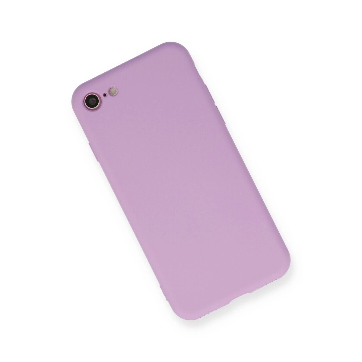 Apple İphone 7 Kılıf Nano İçi Kadife Silikon - Lila Apple İphone 7 Kılıf Nano İçi Kadife Silikon - Lila
