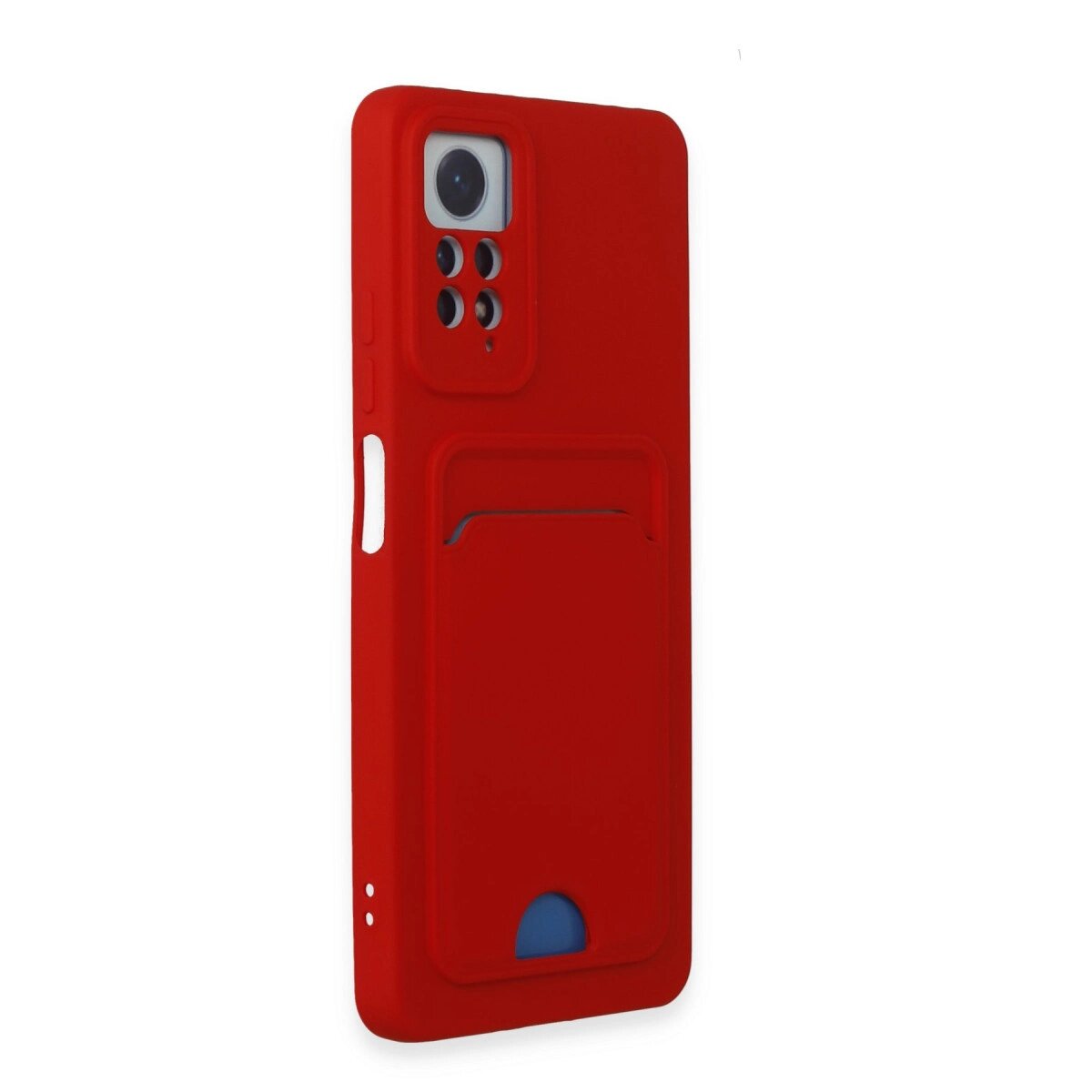 Xiaomi Redmi Note 11 Pro Kılıf Kelvin Kartvizitli Silikon - Kırmızı Xiaomi Redmi Note 11 Pro Kılıf Kelvin Kartvizitli Silikon - Kırmızı