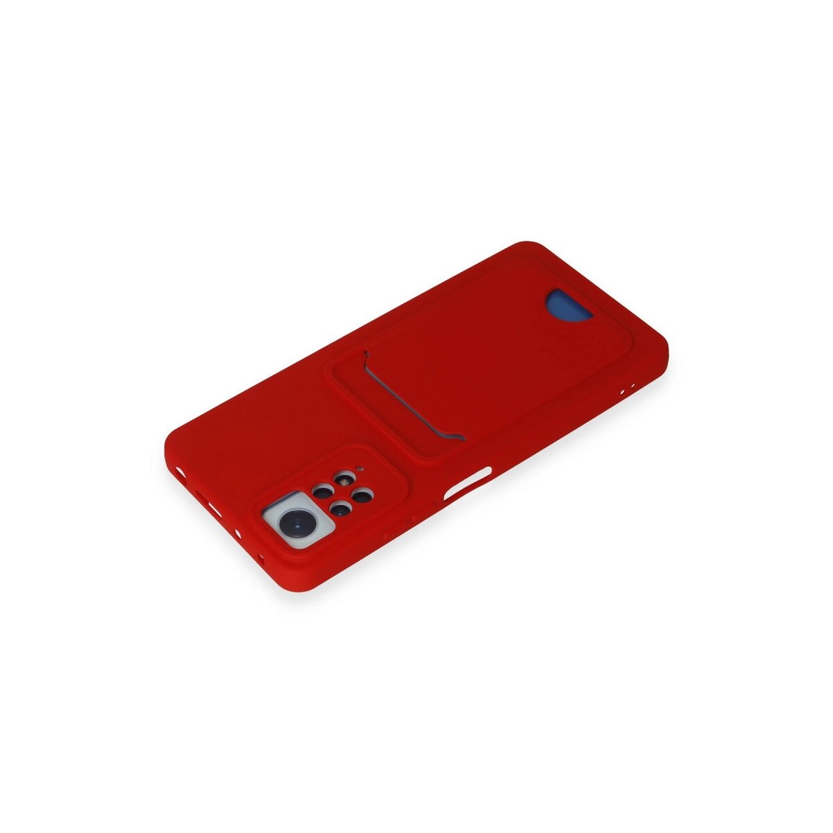 Xiaomi Redmi Note 11 Pro Kılıf Kelvin Kartvizitli Silikon - Kırmızı Xiaomi Redmi Note 11 Pro Kılıf Kelvin Kartvizitli Silikon - Kırmızı