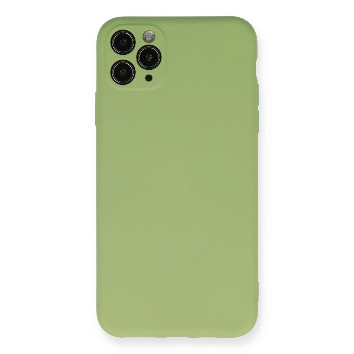 Apple İphone 11 Pro Max Kılıf Nano İçi Kadife Silikon- Yeşil Apple İphone 11 Pro Max Kılıf Nano İçi Kadife Silikon- Yeşil