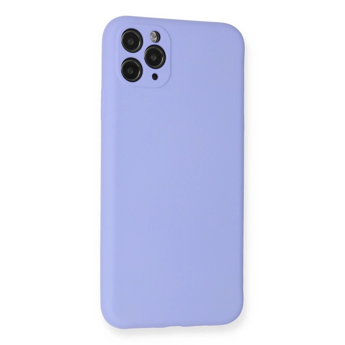 Apple İphone 11 Pro Max Kılıf Nano İçi Kadife Silikon - Lila Apple İphone 11 Pro Max Kılıf Nano İçi Kadife Silikon - Lila