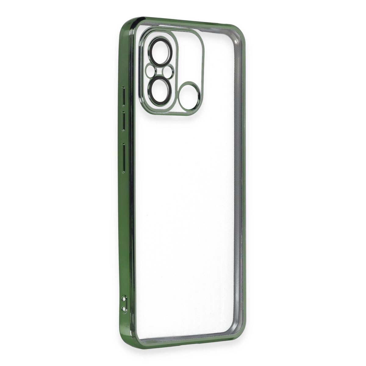 Xiaomi Redmi 12c Kılıf Razer Lensli Silikon - Yeşil Xiaomi Redmi 12c Kılıf Razer Lensli Silikon - Yeşil