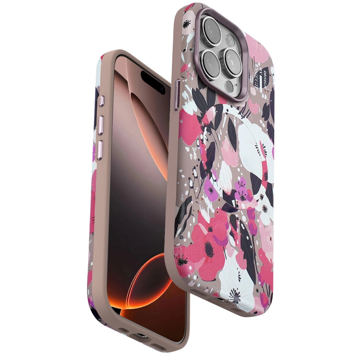 Onegif Apple İphone 14 Pro Max Flower Series Magsafe Kapak - Pembe Onegif Apple İphone 14 Pro Max Flower Series Magsafe Kapak - Pembe