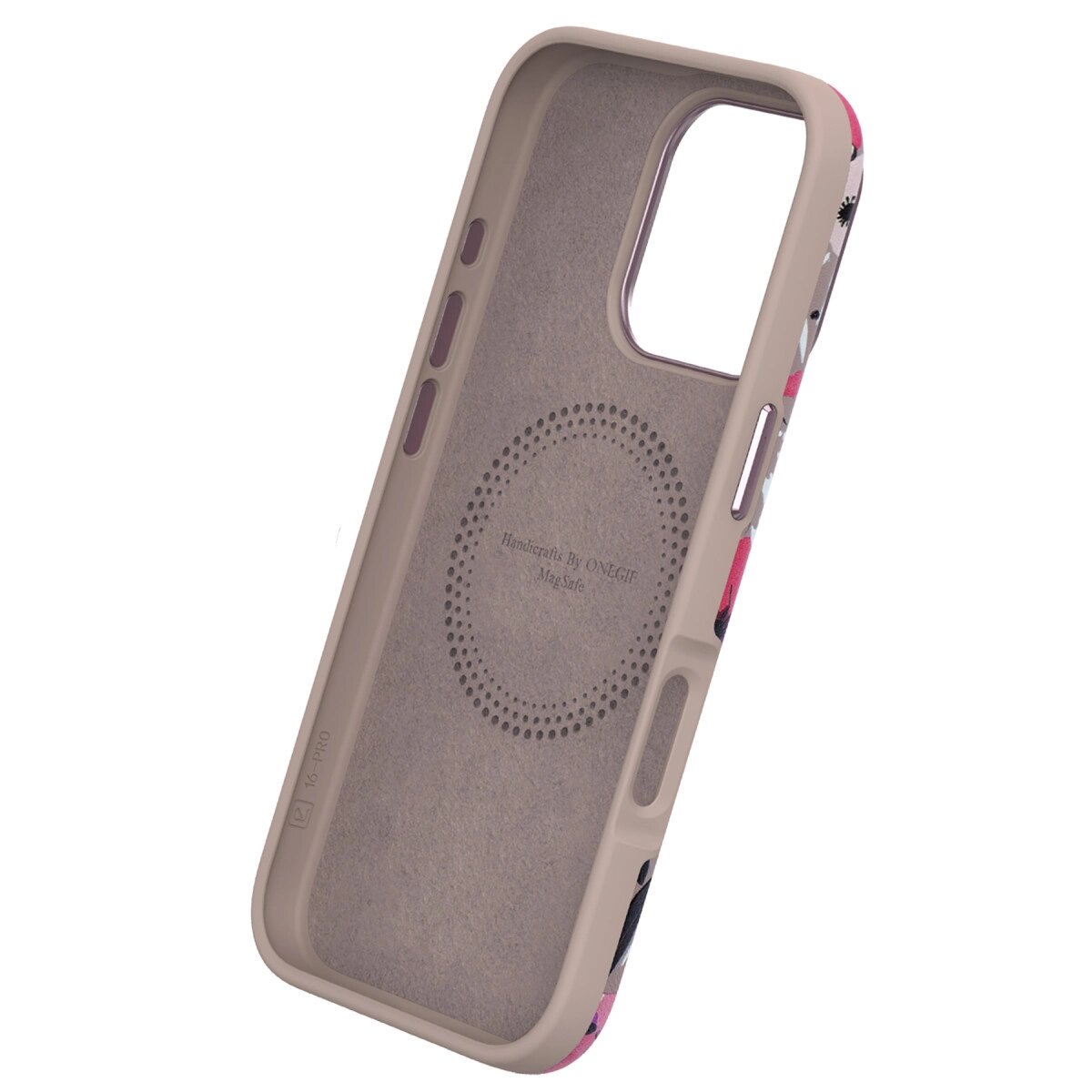 Onegif Apple İphone 15 Flower Series Magsafe Kapak - Siyah Onegif Apple İphone 15 Flower Series Magsafe Kapak - Siyah