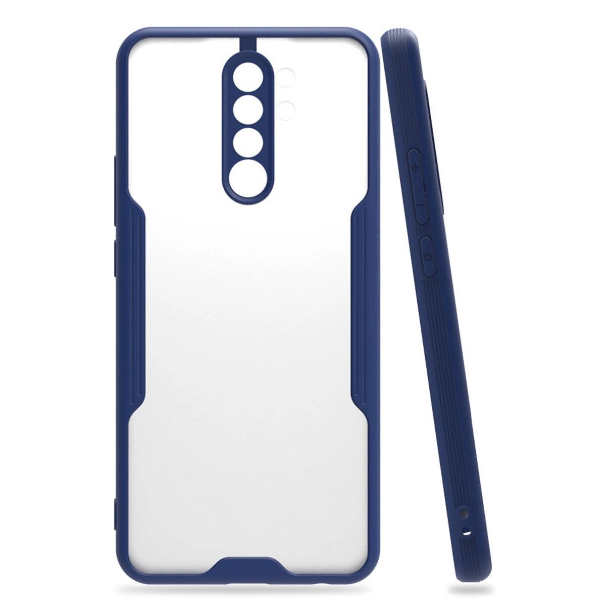 Xiaomi Redmi 9 Kılıf Platin Silikon - Lacivert