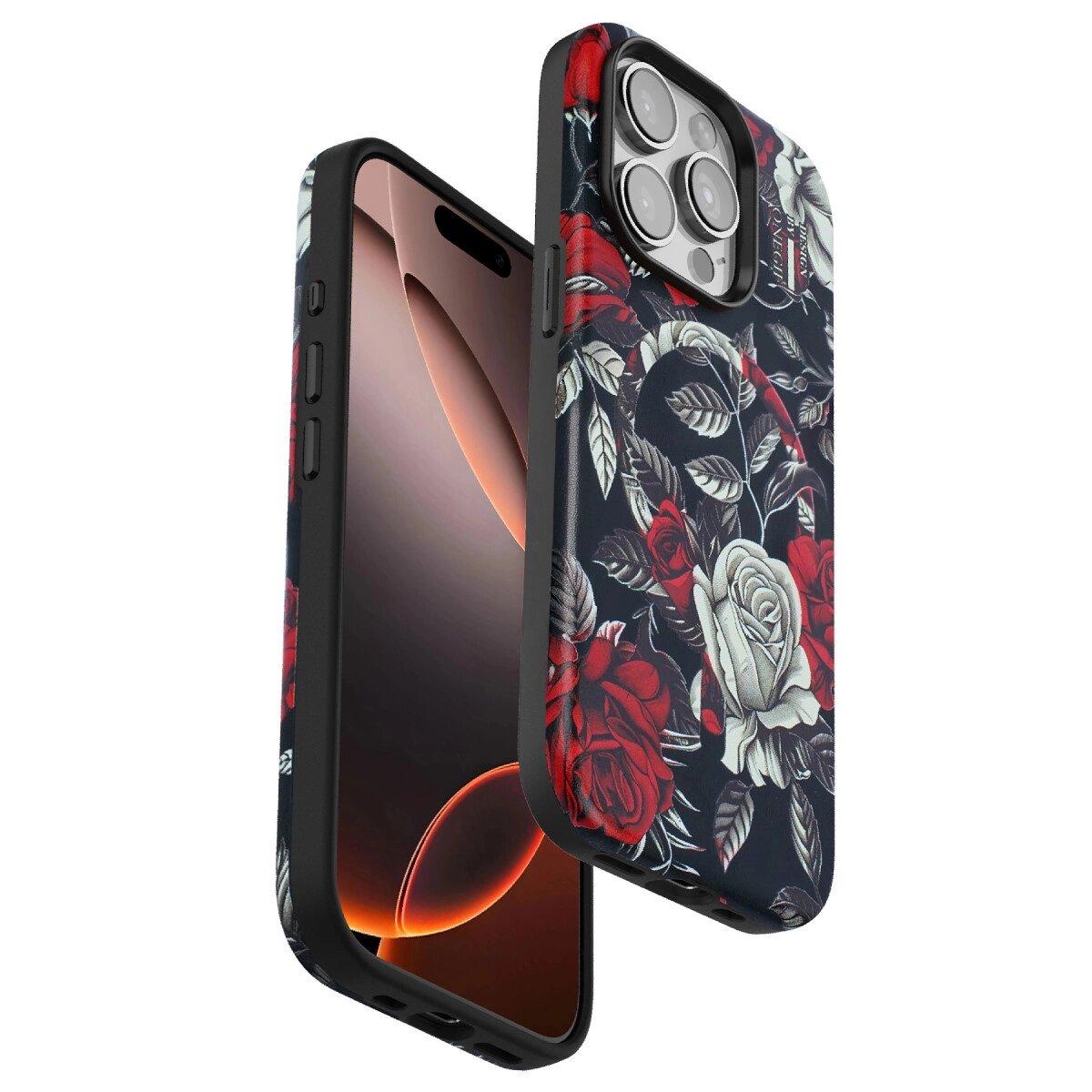 Onegif Apple İphone 15 Pro Max Flower Series Magsafe Kapak - Siyah Onegif Apple İphone 15 Pro Max Flower Series Magsafe Kapak - Siyah