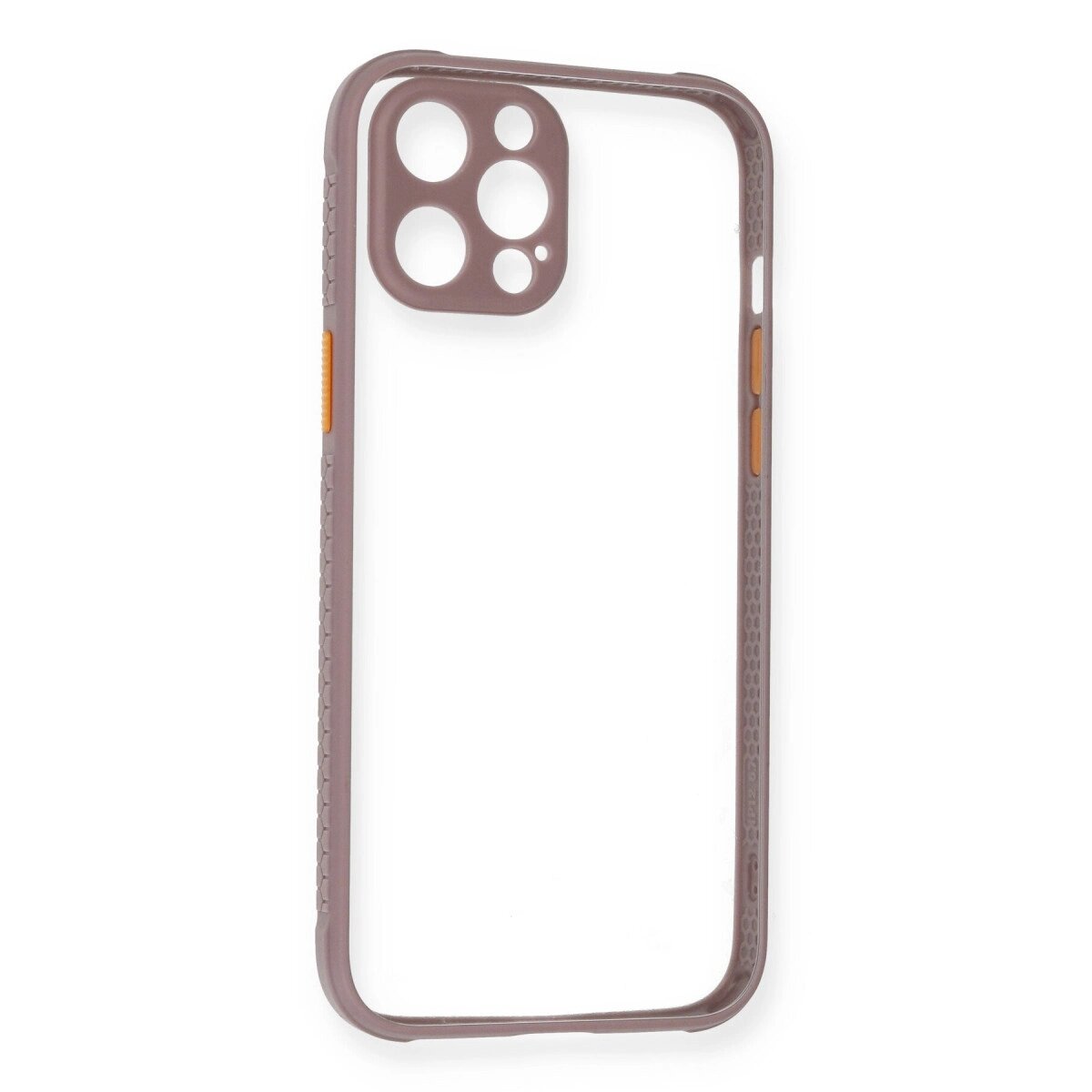 Apple İphone 12 Pro Max Kılıf Miami Şeffaf Silikon - Açık Mor Apple İphone 12 Pro Max Kılıf Miami Şeffaf Silikon - Açık Mor