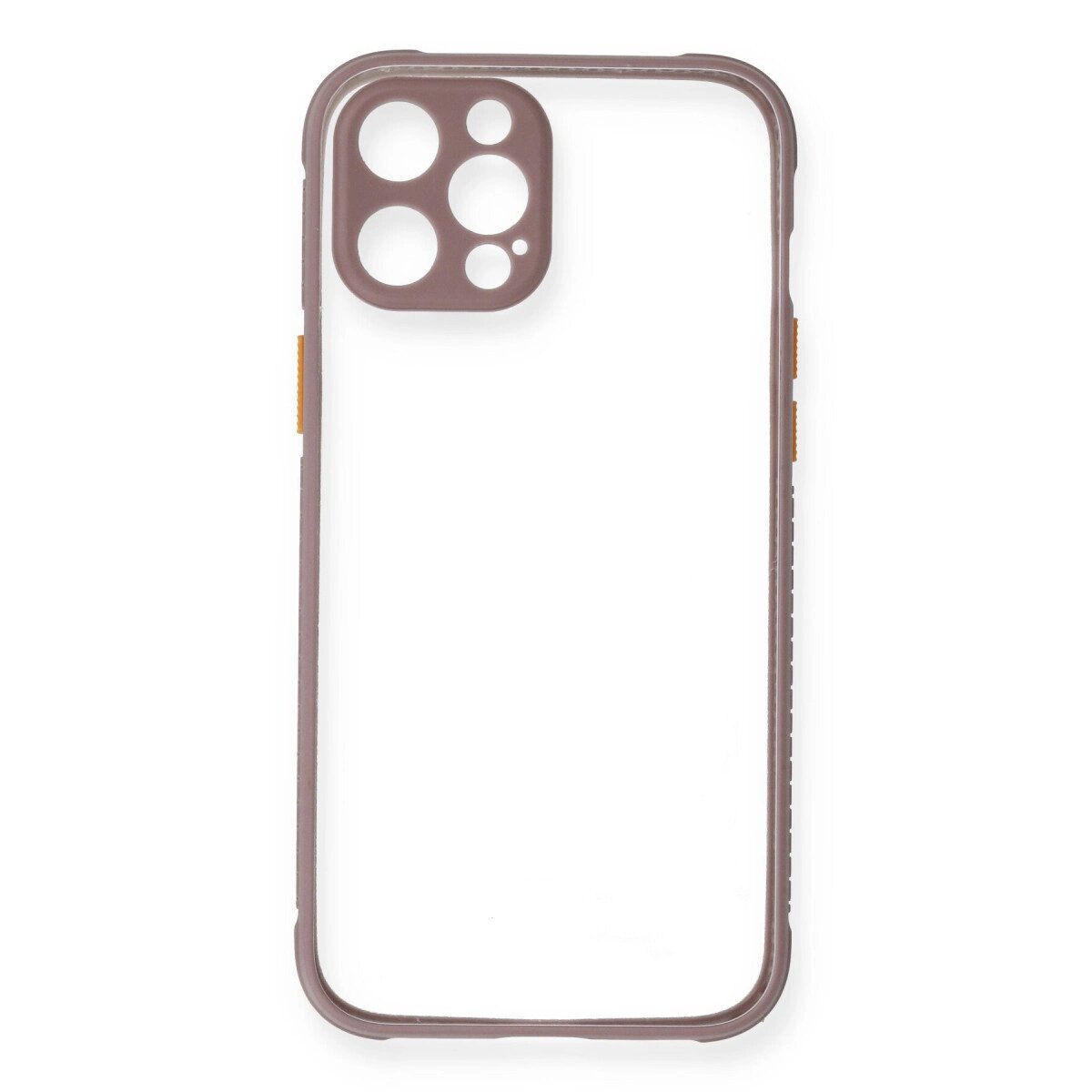 Apple İphone 12 Pro Max Kılıf Miami Şeffaf Silikon - Açık Mor Apple İphone 12 Pro Max Kılıf Miami Şeffaf Silikon - Açık Mor