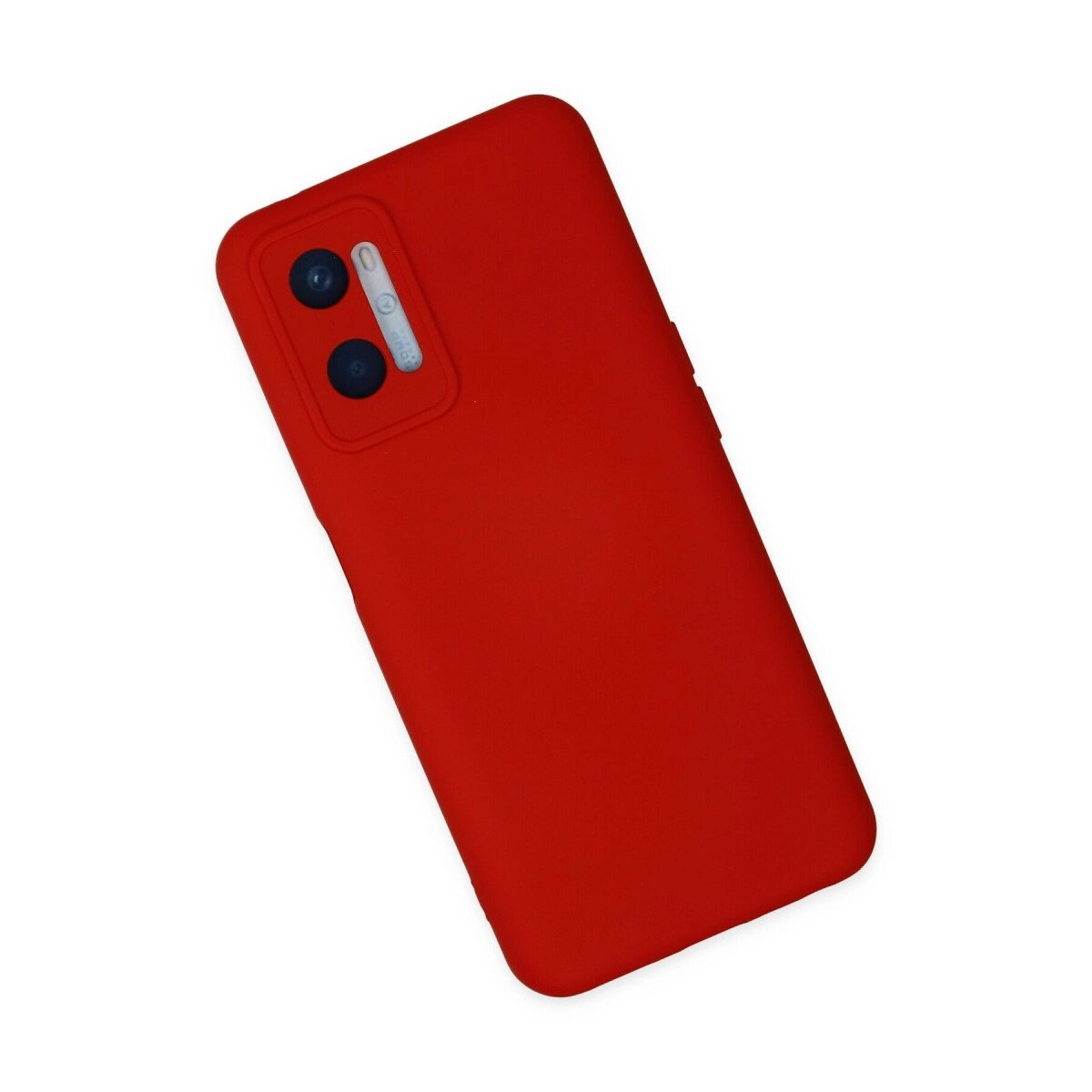 Oppo A96 Kılıf Nano İçi Kadife Silikon - Kırmızı Oppo A96 Kılıf Nano İçi Kadife Silikon - Kırmızı