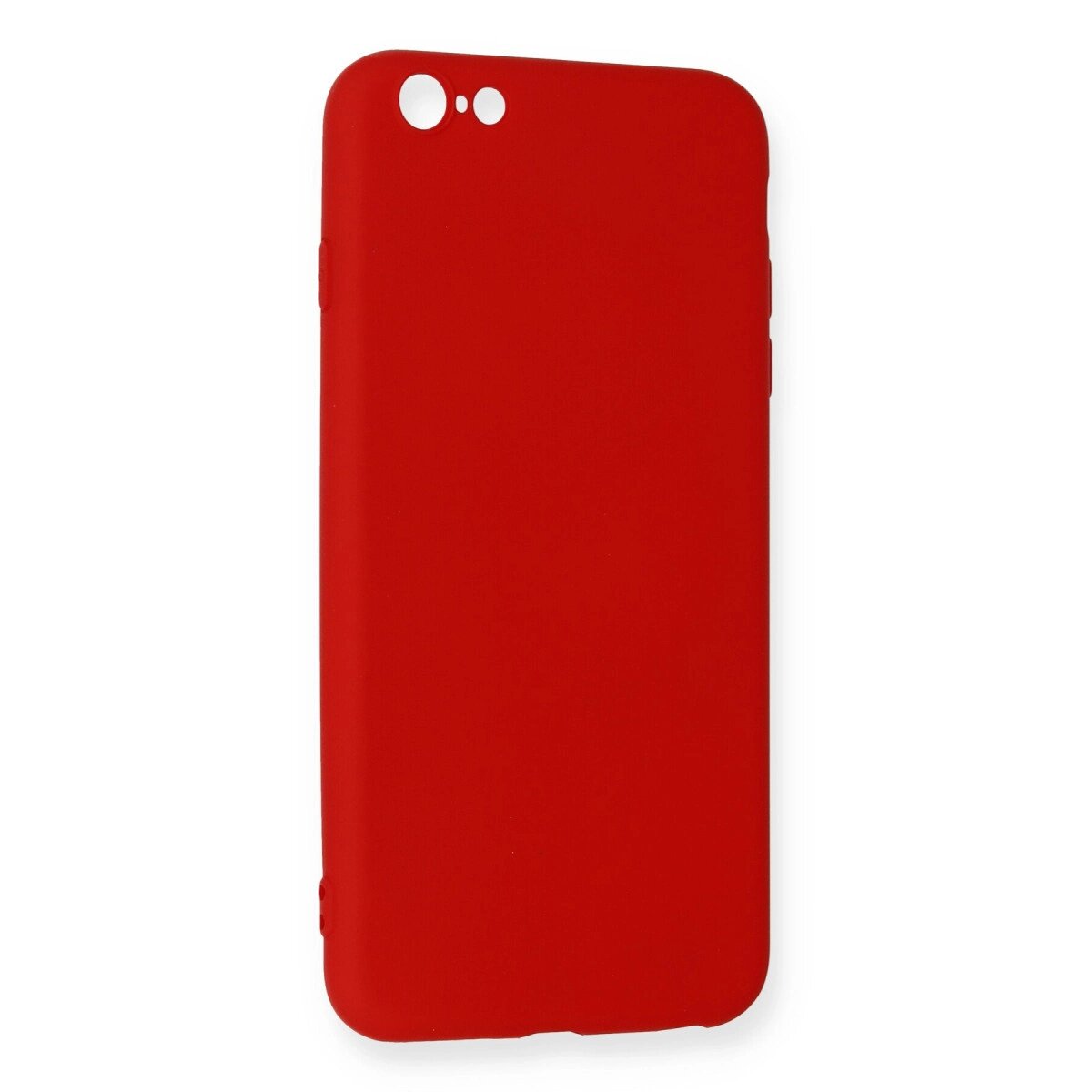 Apple İphone 6 Plus Kılıf Nano İçi Kadife Silikon - Kırmızı Apple İphone 6 Plus Kılıf Nano İçi Kadife Silikon - Kırmızı
