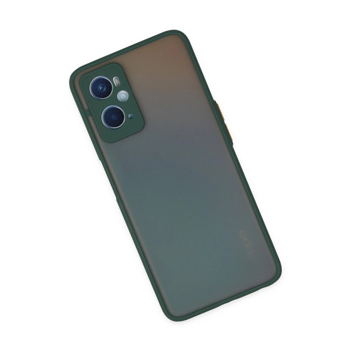 Oppo A96 Kılıf Montreal Silikon Kapak - Yeşil Oppo A96 Kılıf Montreal Silikon Kapak - Yeşil