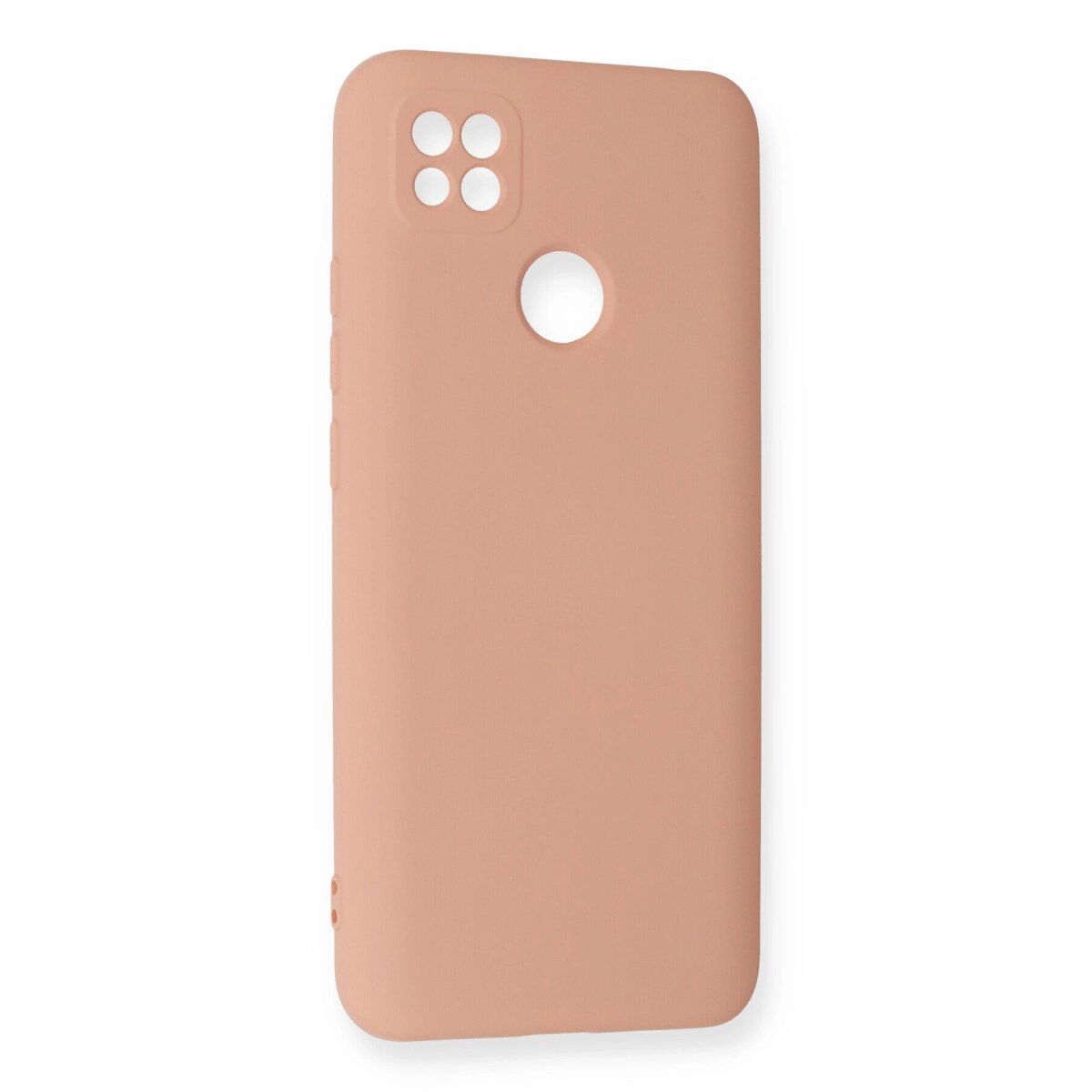 Xiaomi Redmi 9c Kılıf Nano İçi Kadife Silikon - Pudra Xiaomi Redmi 9c Kılıf Nano İçi Kadife Silikon - Pudra