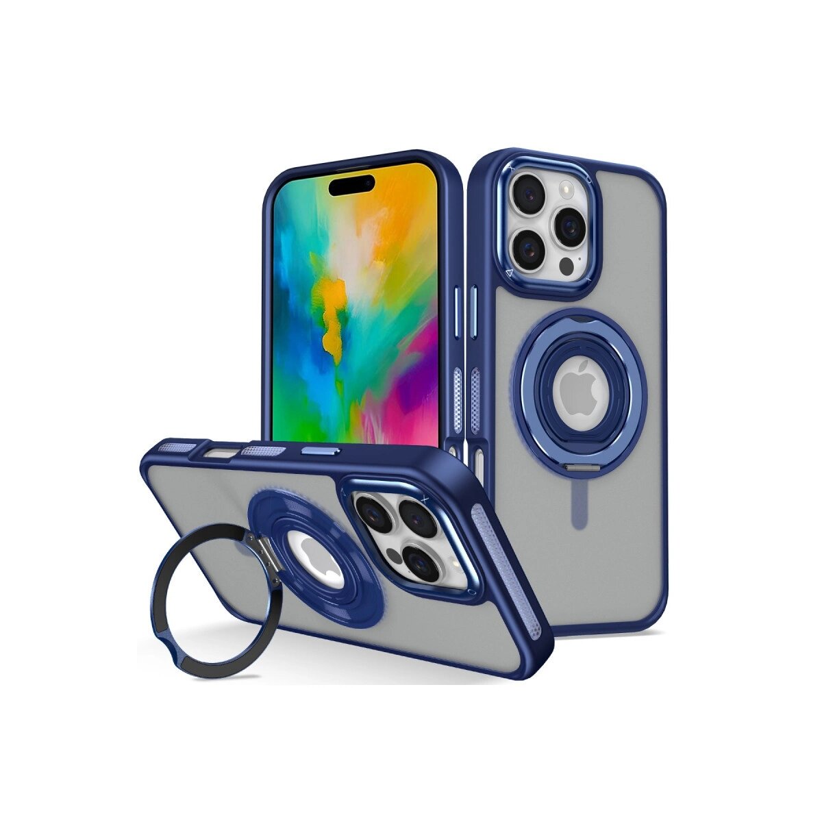 Joko Apple İphone 16 Pro Max Banza Magsafe Standlı Kapak - Lacivert Joko Apple İphone 16 Pro Max Banza Magsafe Standlı Kapak - Lacivert