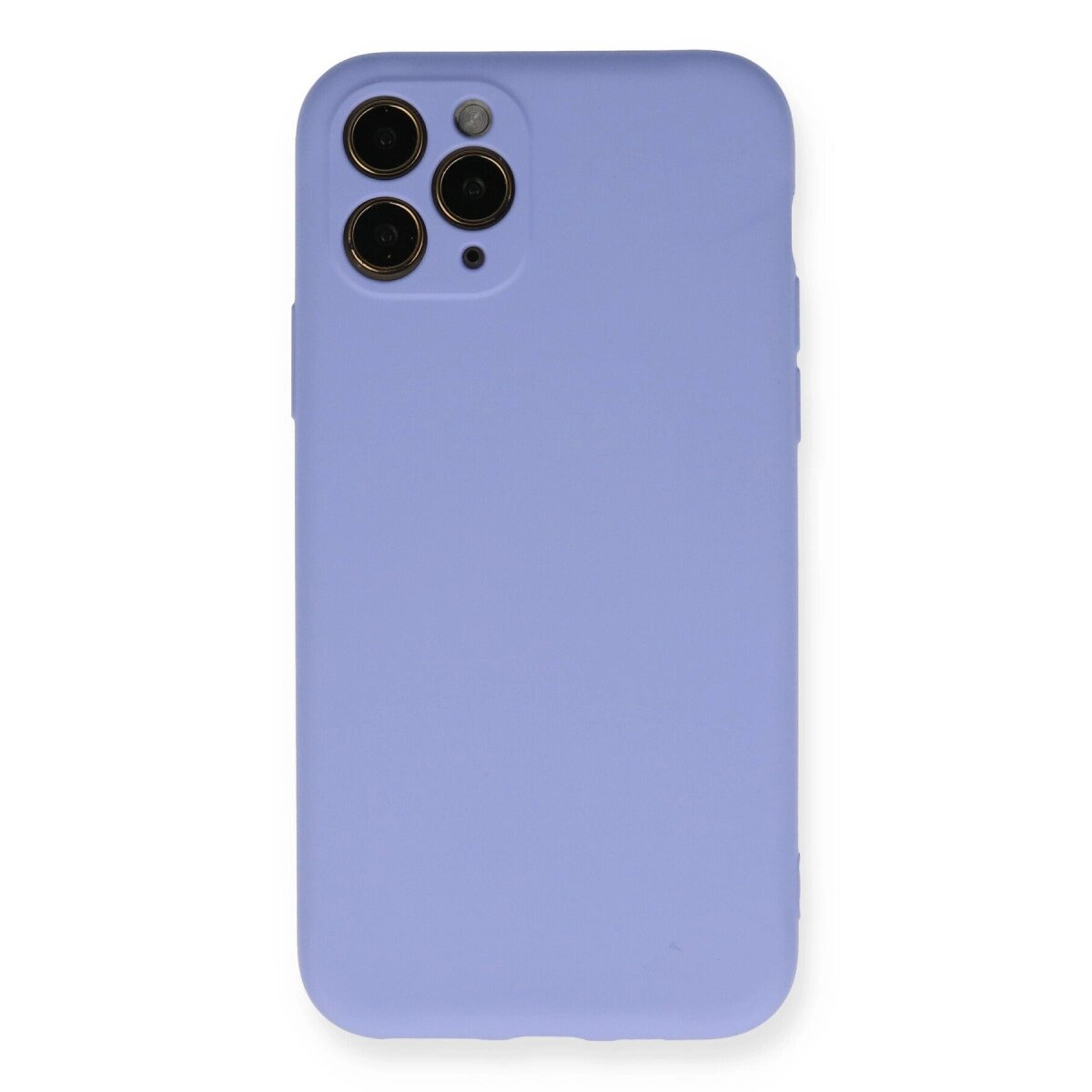 Apple İphone 11 Pro Kılıf Nano İçi Kadife Silikon- Lila Apple İphone 11 Pro Kılıf Nano İçi Kadife Silikon- Lila