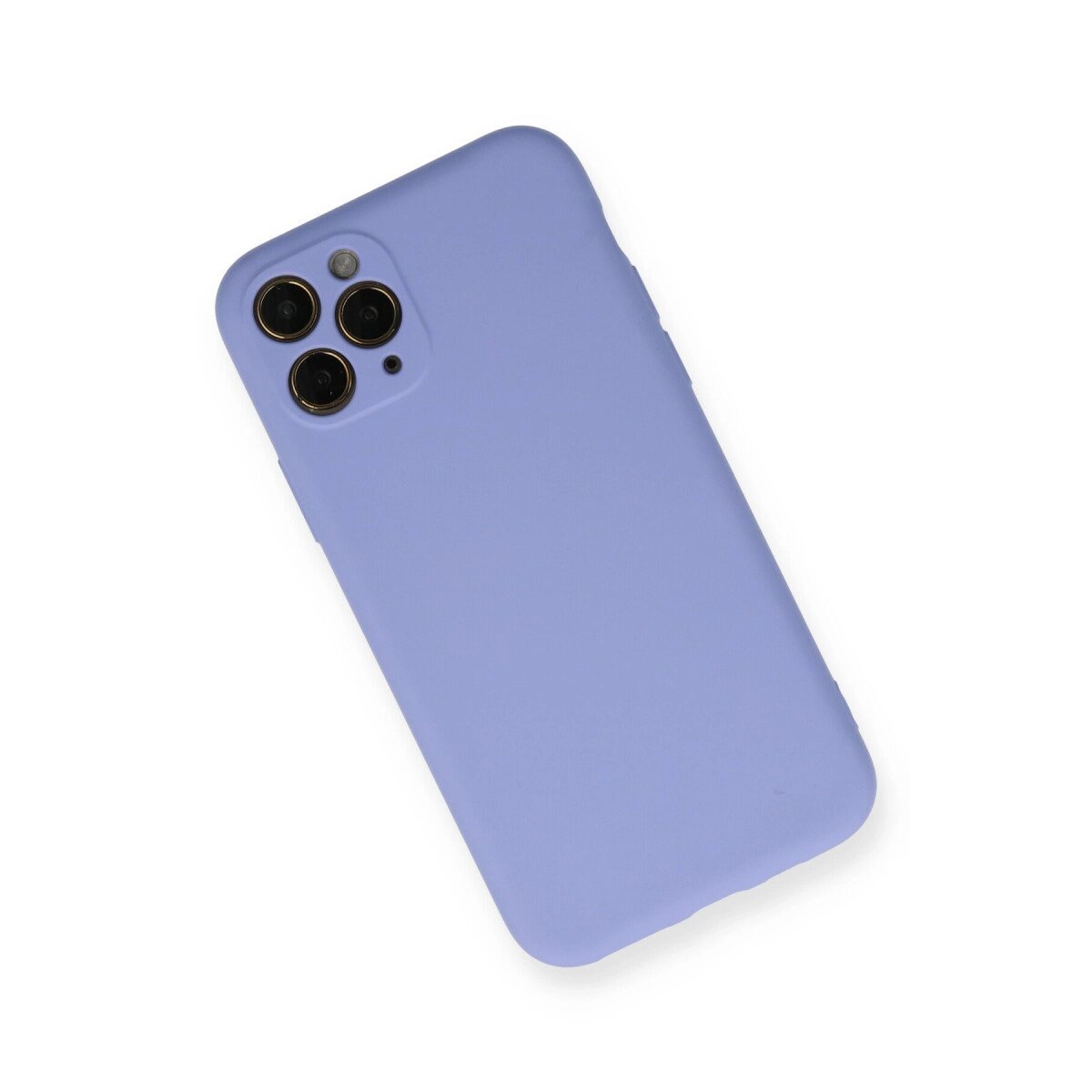 Apple İphone 11 Pro Kılıf Nano İçi Kadife Silikon- Lila Apple İphone 11 Pro Kılıf Nano İçi Kadife Silikon- Lila