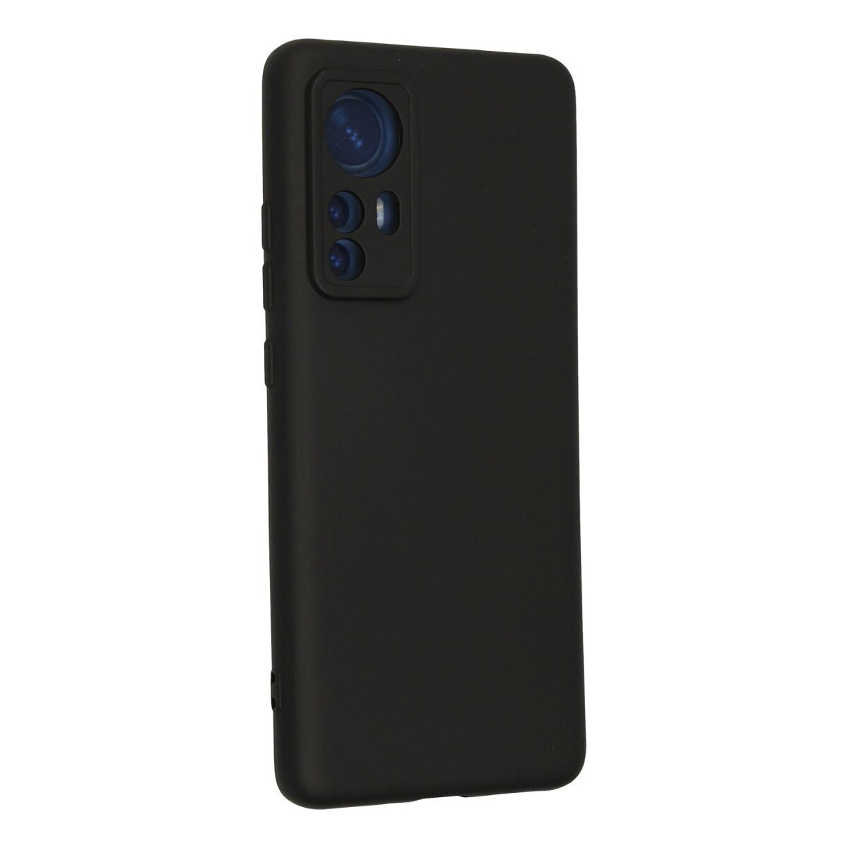 Xiaomi Mi 12 Kılıf Nano İçi Kadife Silikon - Siyah Xiaomi Mi 12 Kılıf Nano İçi Kadife Silikon - Siyah
