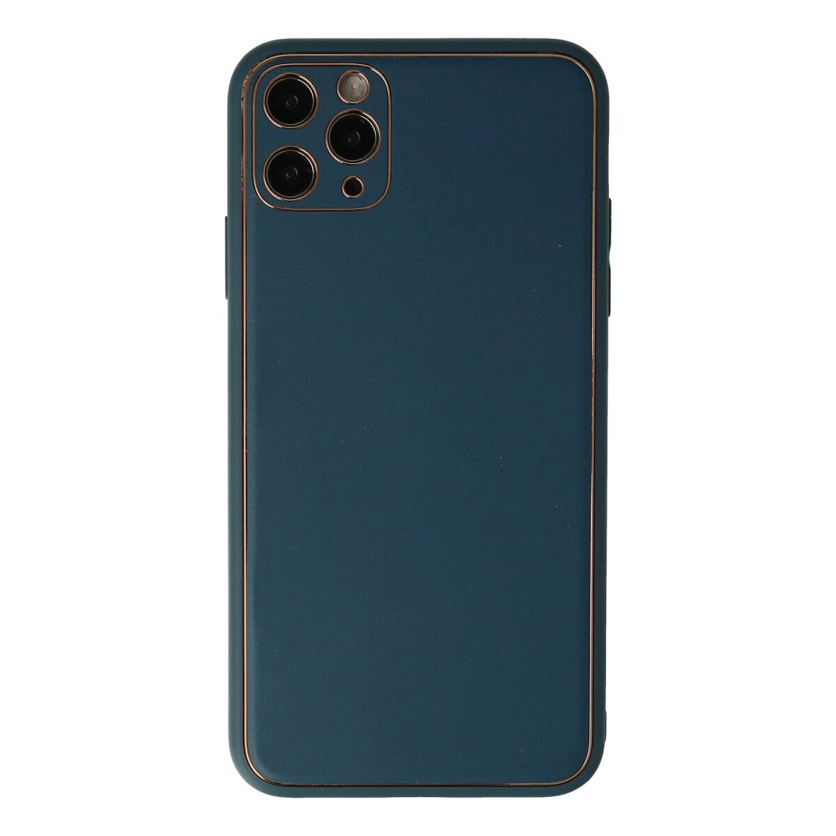 Apple İphone 11 Pro Max Kılıf Coco Deri Silikon Kapak - Mavi Apple İphone 11 Pro Max Kılıf Coco Deri Silikon Kapak - Mavi