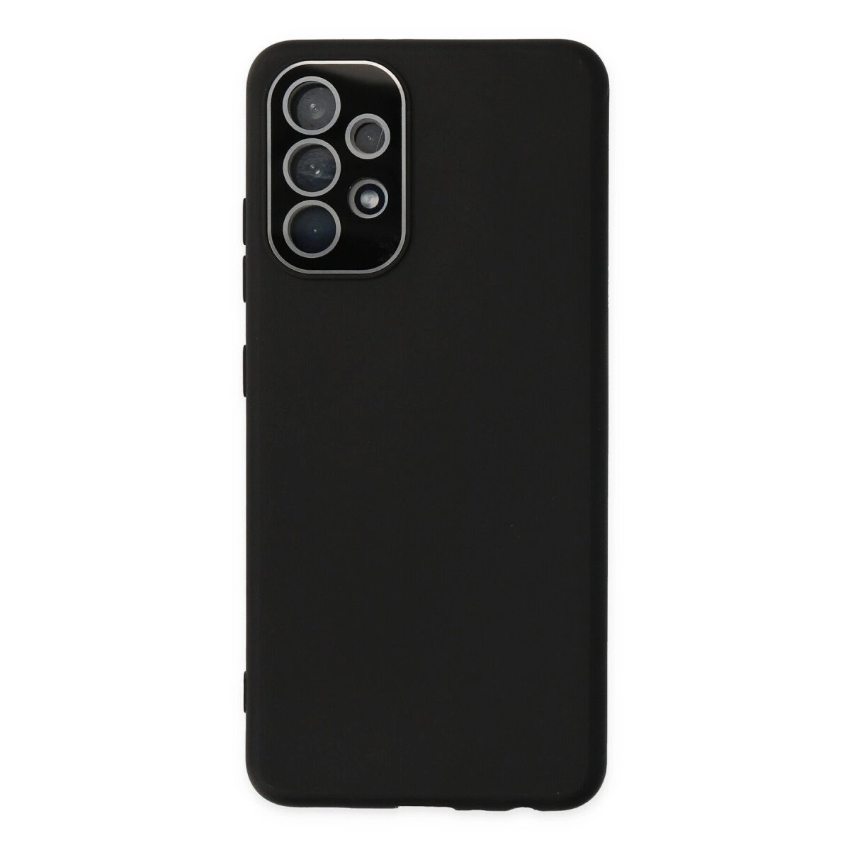 Samsung Galaxy A33 5g Kılıf Lansman Glass Kapak - Siyah Samsung Galaxy A33 5g Kılıf Lansman Glass Kapak - Siyah